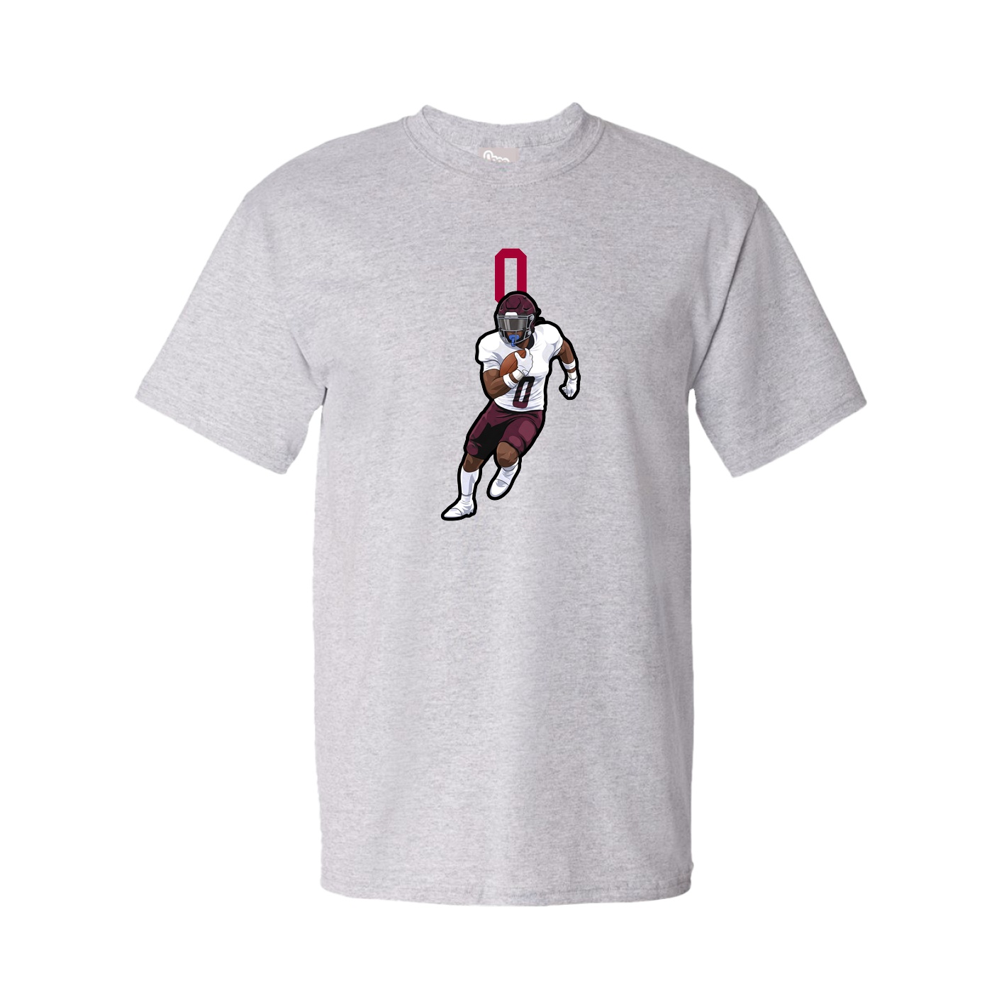 Tee — Number Top in Grey