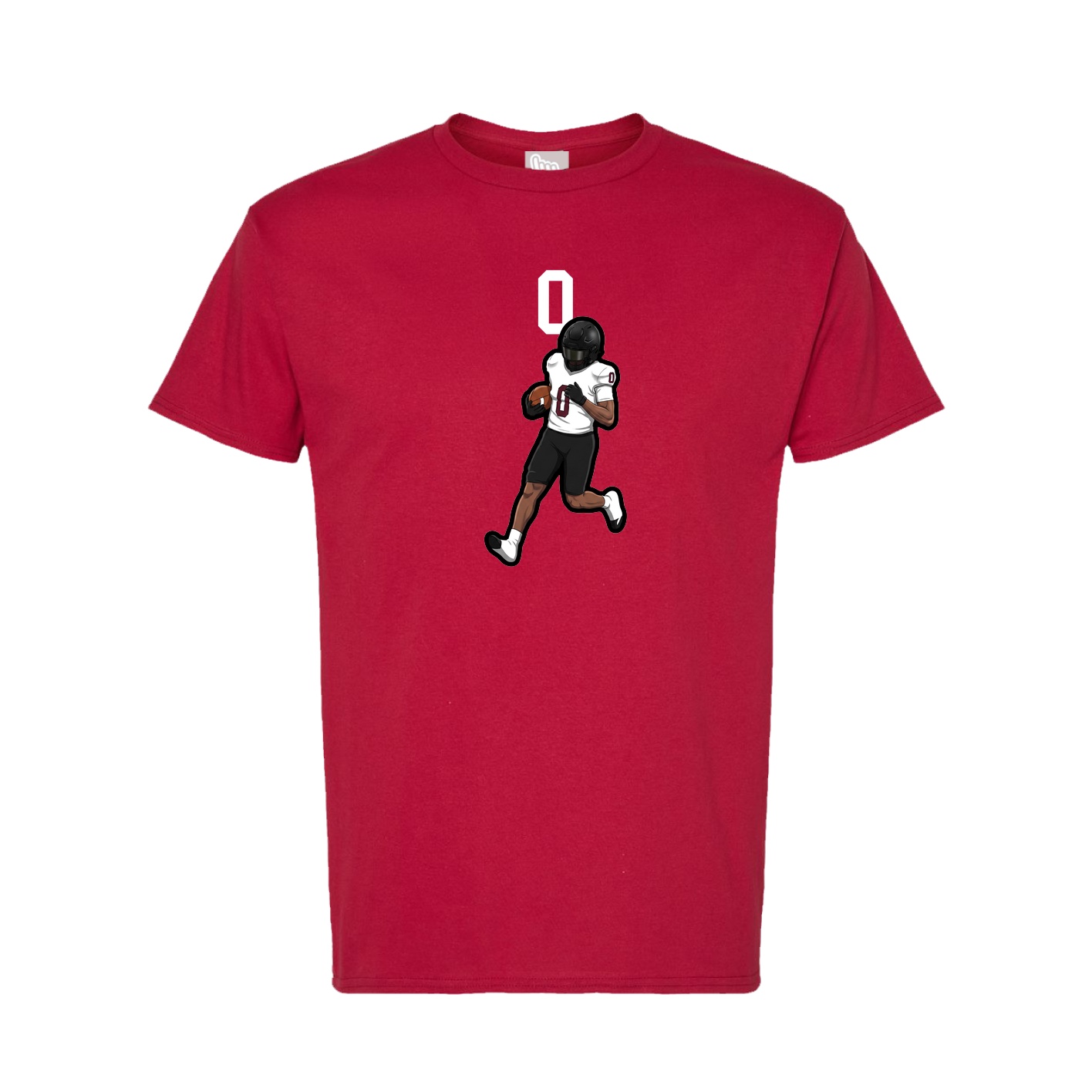 Tee — Number Top in Crimson