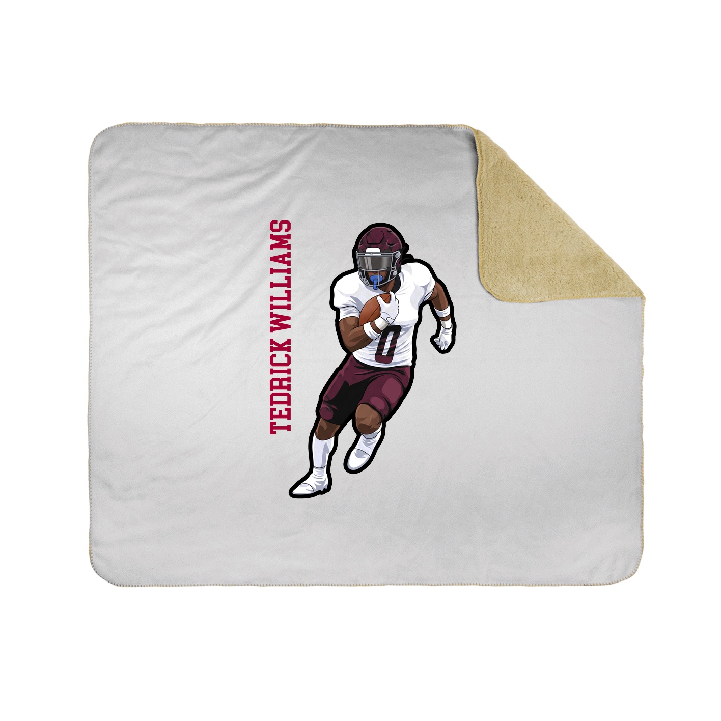 50x60 Sherpa Lined Throw Blanket