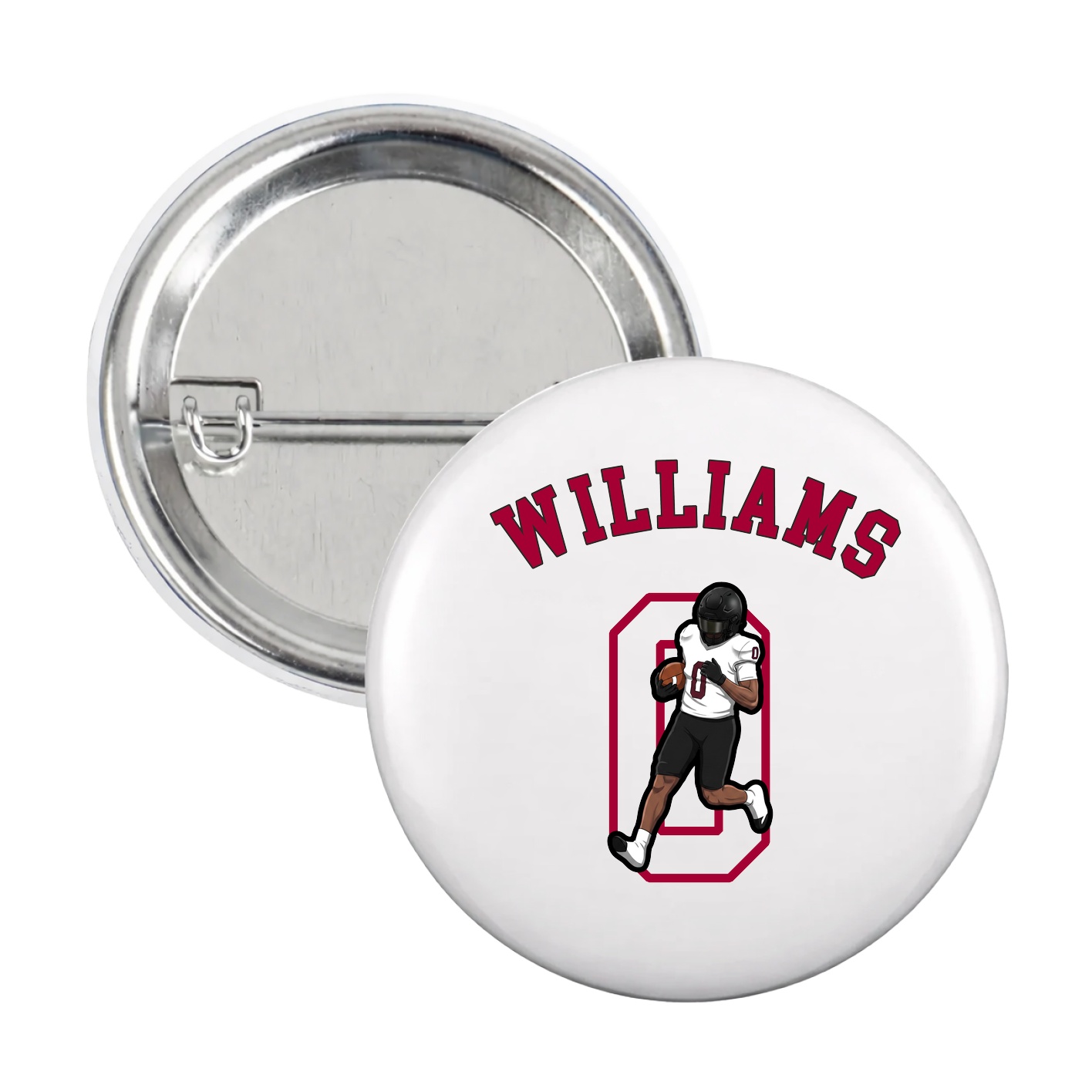 Game Day Button — Shirsey Arch in White