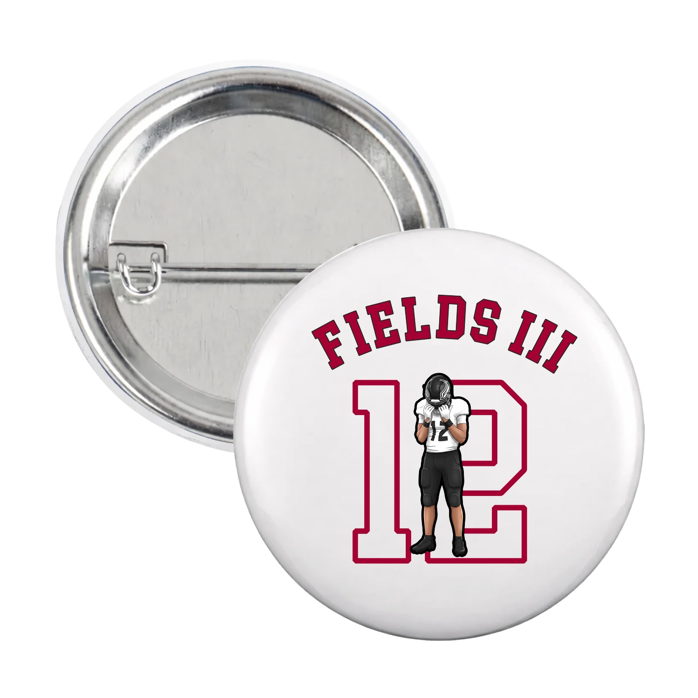 Game Day Button — Shirsey Arch in White