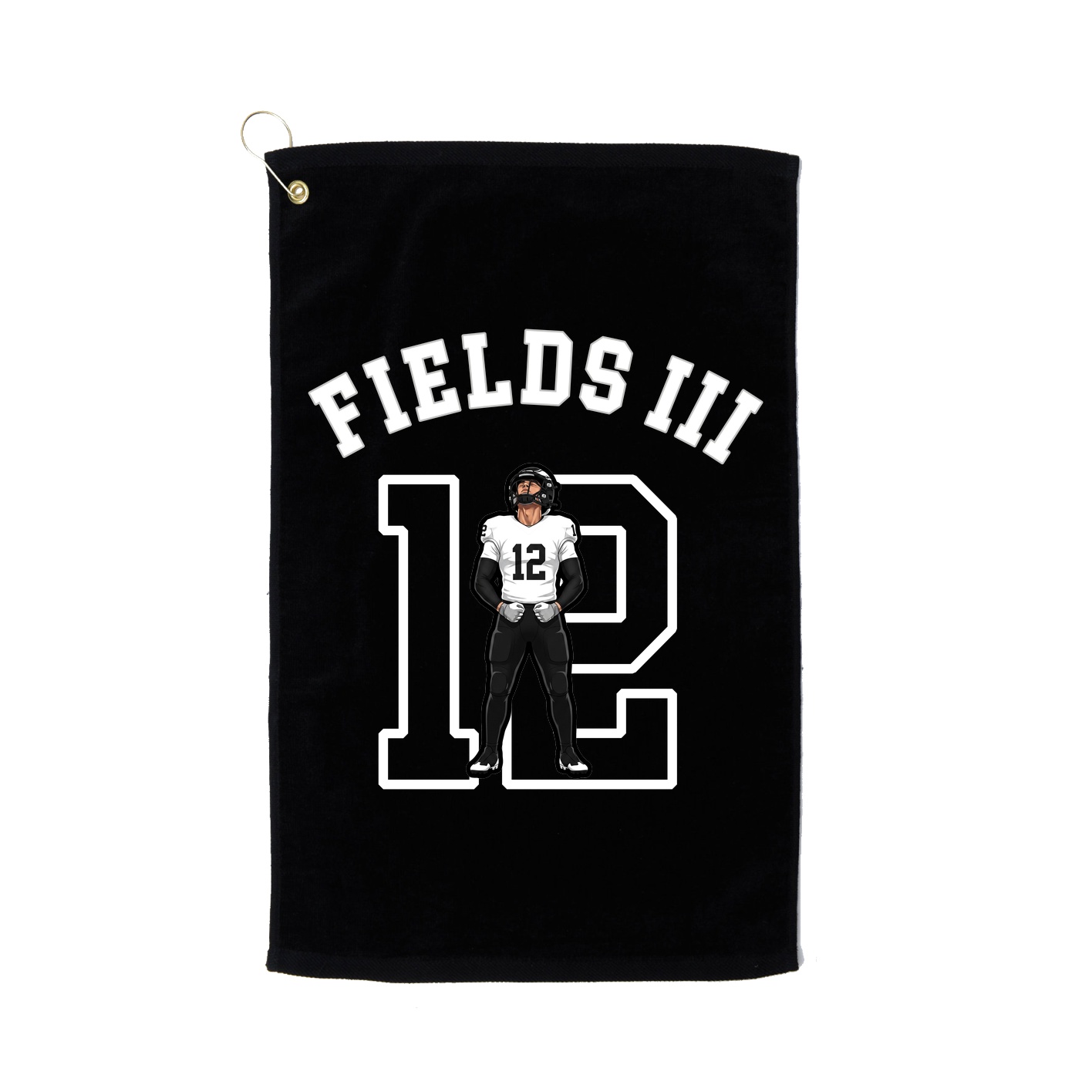 Golf Towel — Shirsey Arch in Black