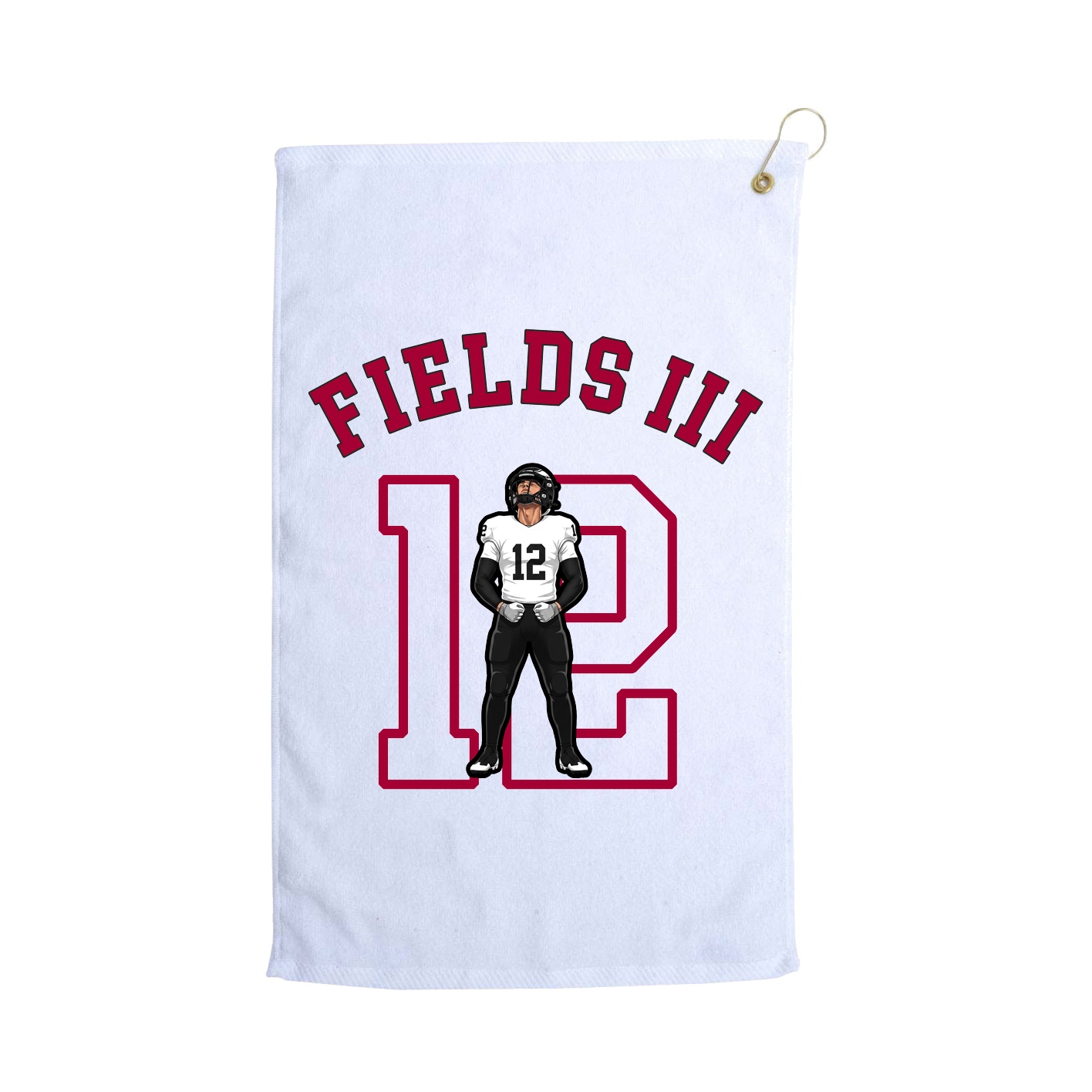Golf Towel — Shirsey Arch in White