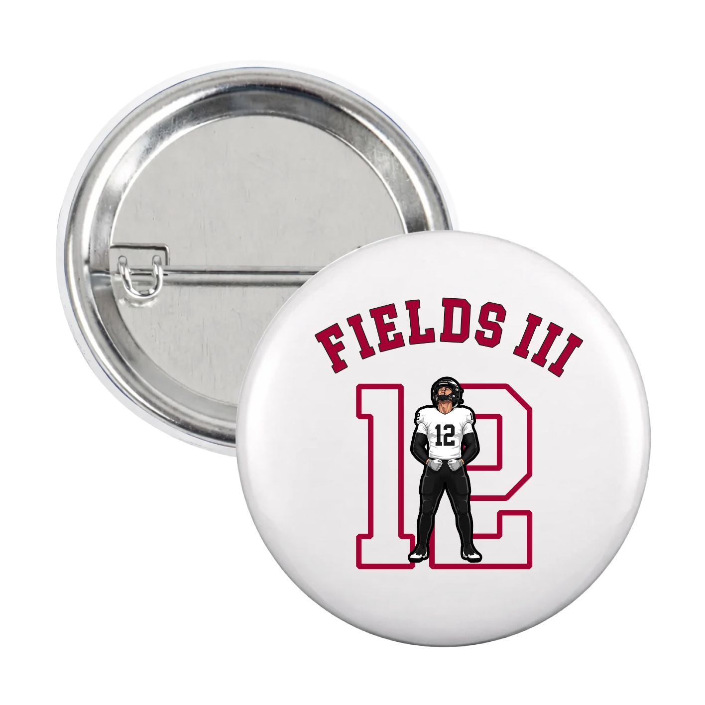 Game Day Button — Shirsey Arch in White