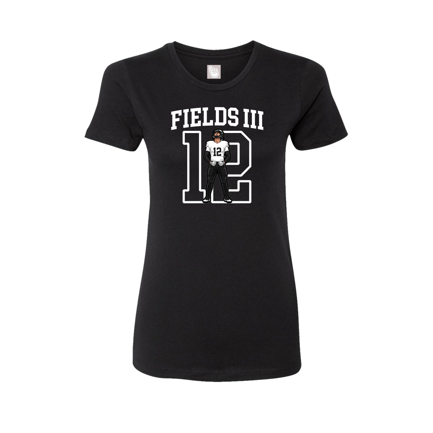 Fitted Women's Tee — Shirsey in Black