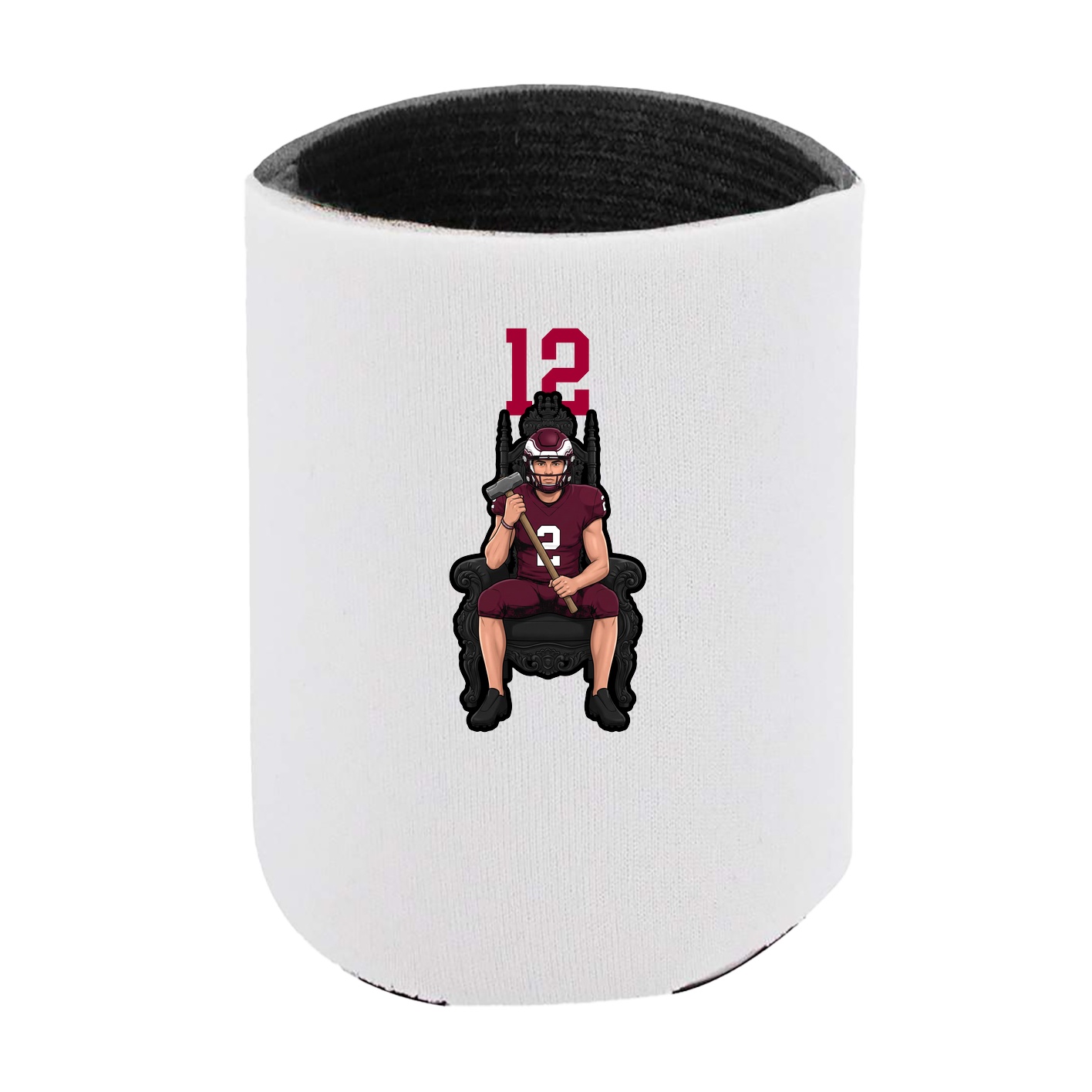 Can Holder — Number Top in White