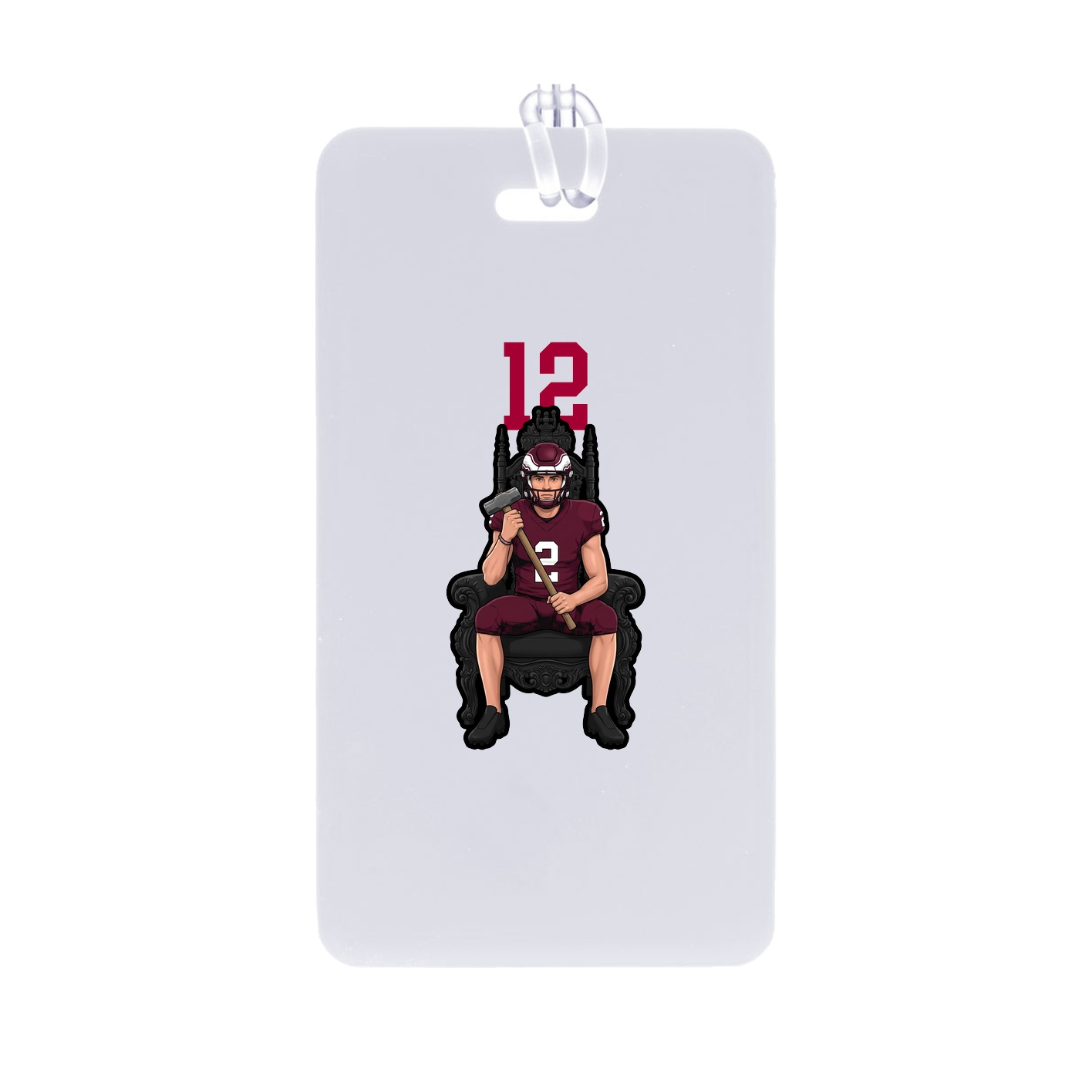 Bag Tag — Number Top in Classic