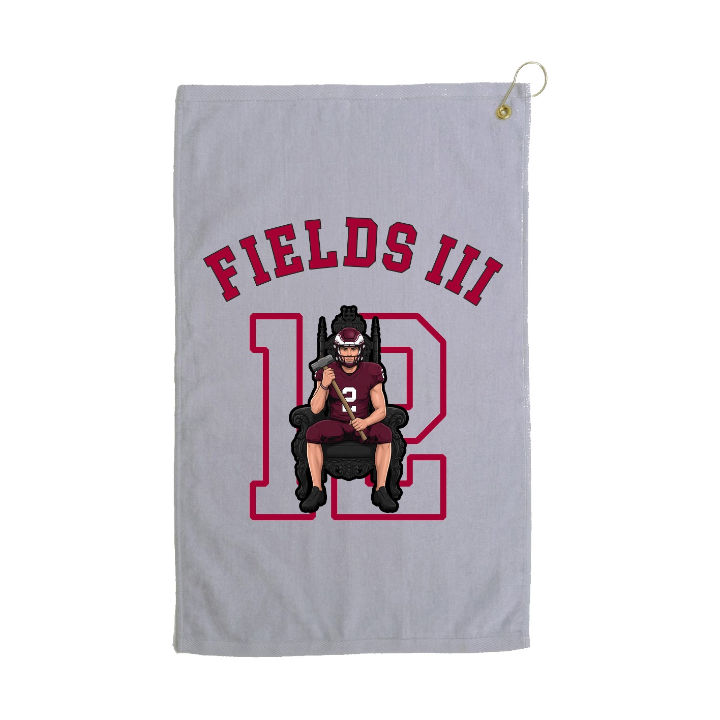 Golf Towel — Shirsey Arch in Grey