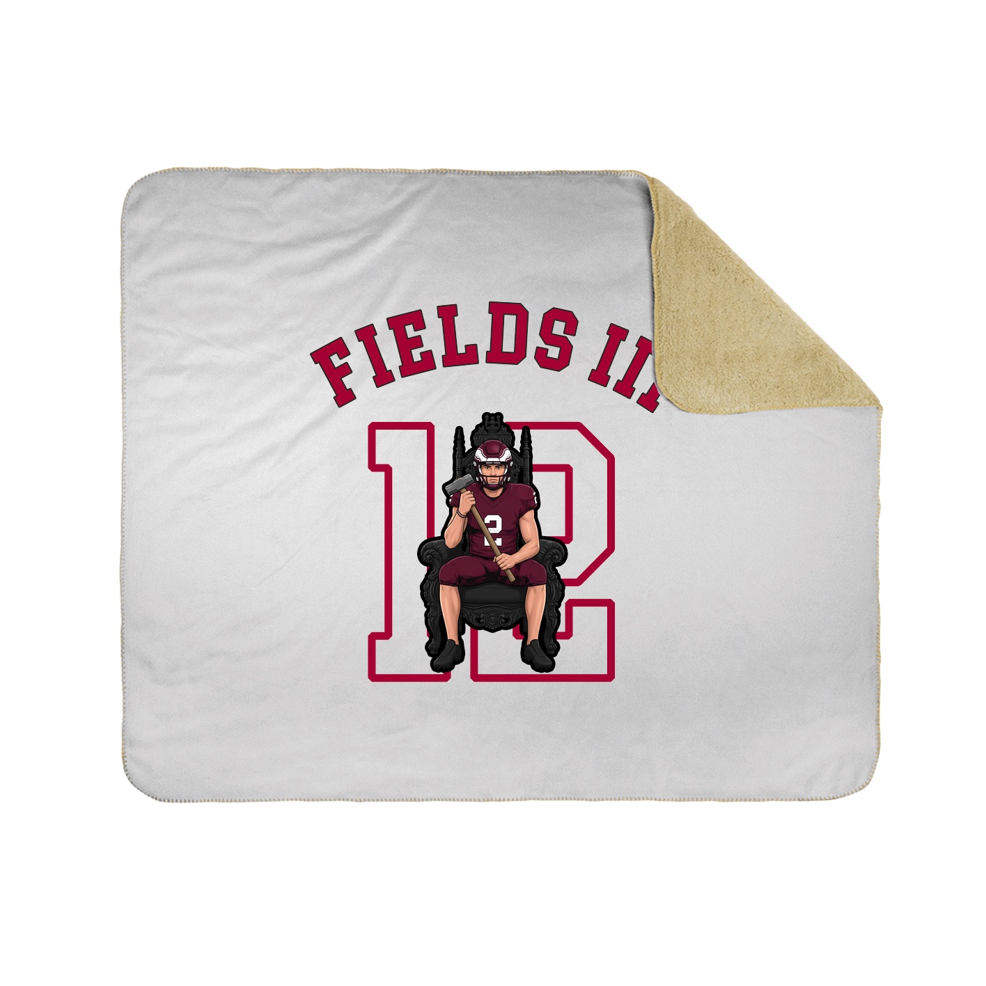 Throw Blanket — Shirsey Arch in White