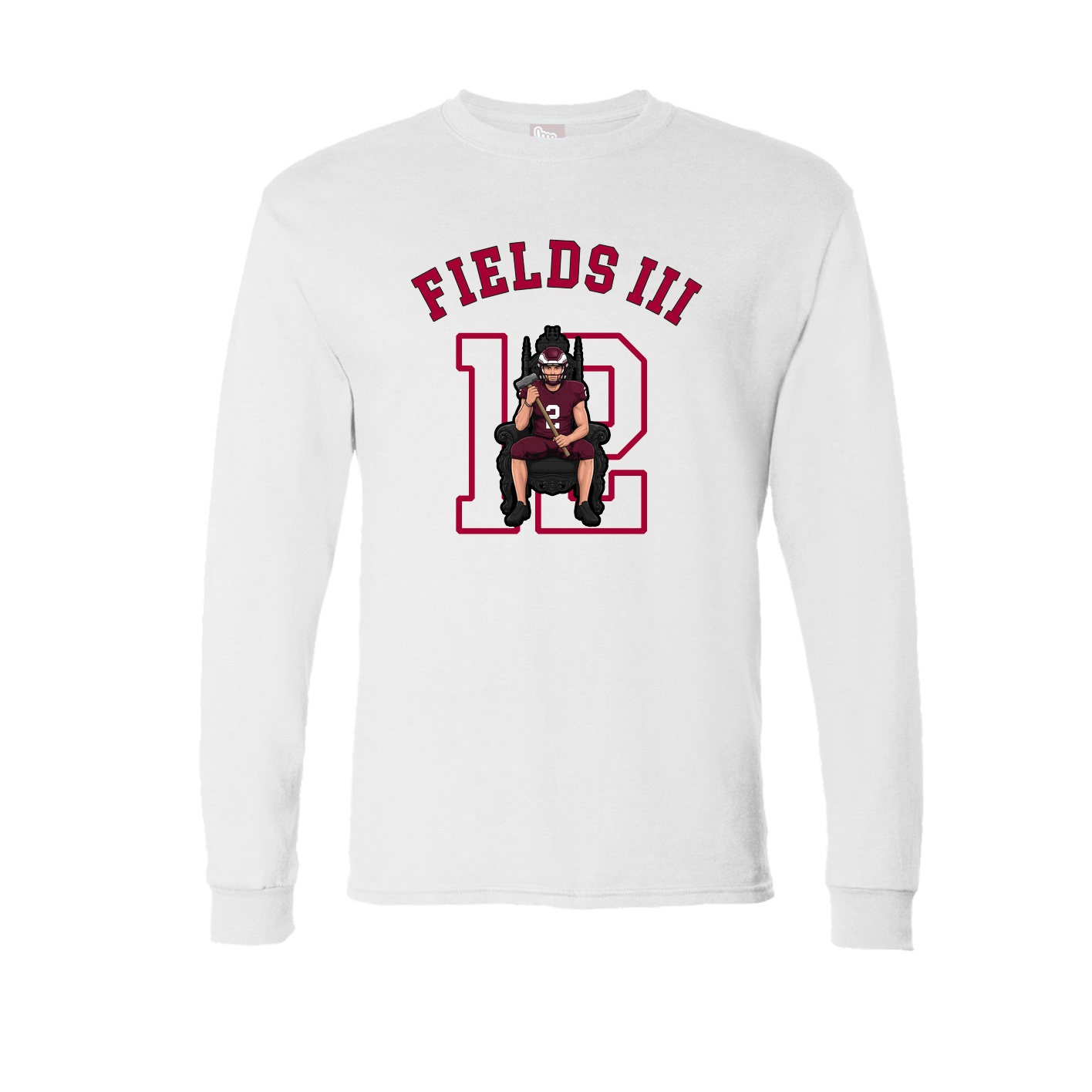 Long Sleeve Tee — Shirsey Arch in White