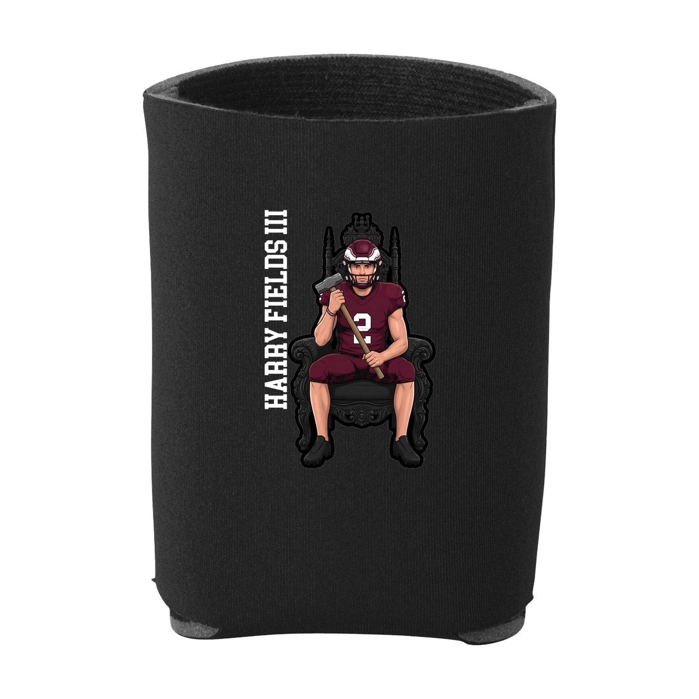 Can Holder — Name Vertical in Black