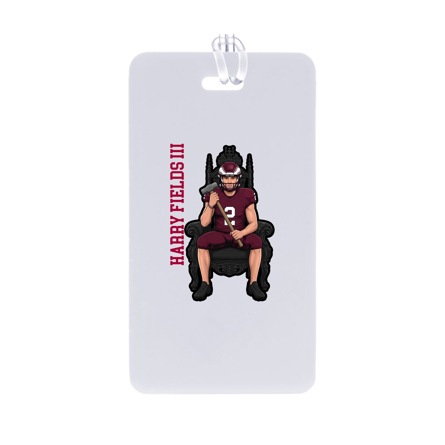Bag Tag — Name Vertical in Classic