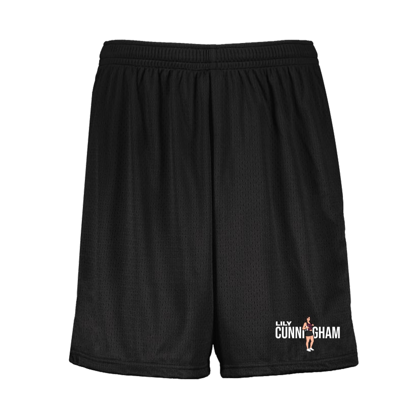 Shorts — Player Name in Black