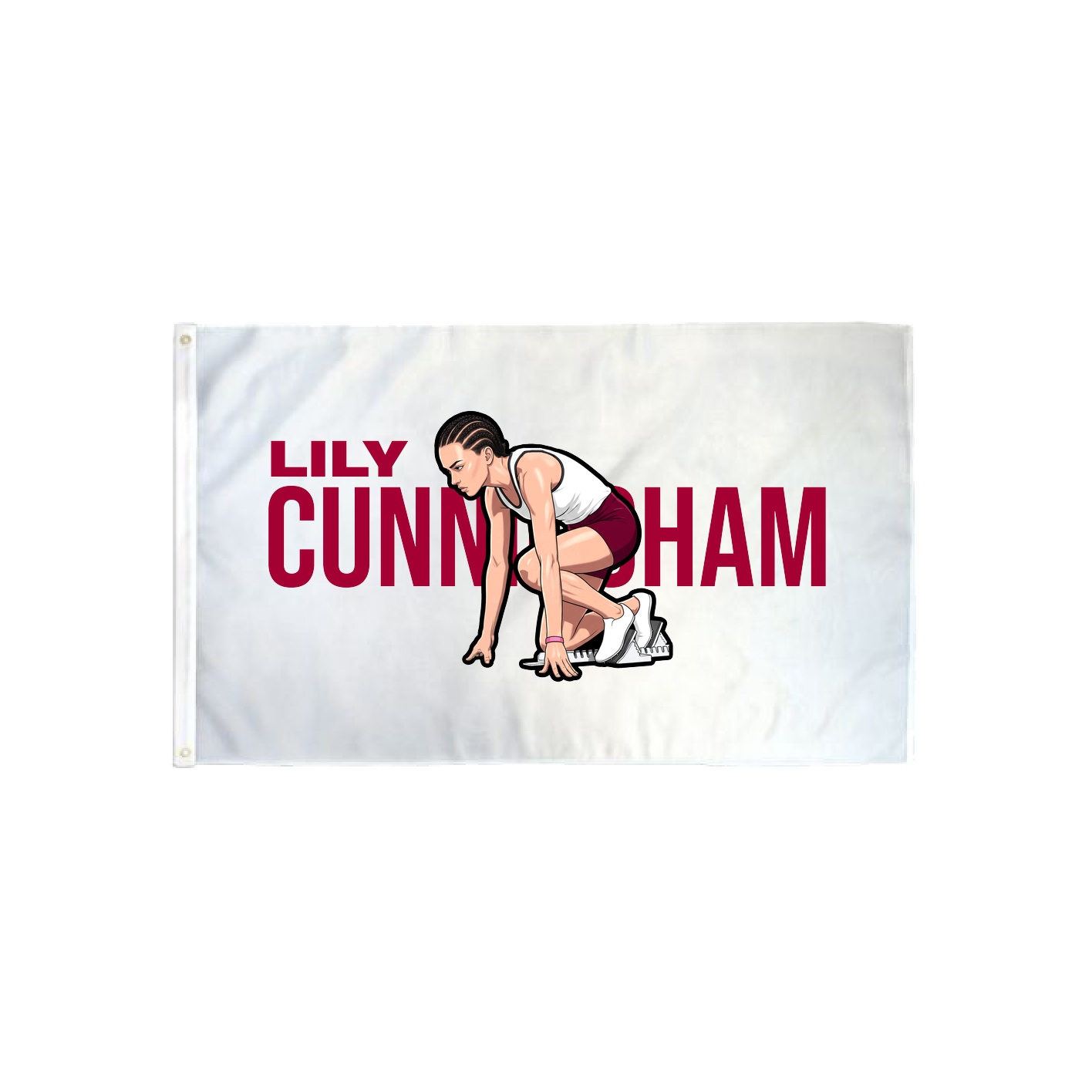 3x5 Flag — Player Name in Classic