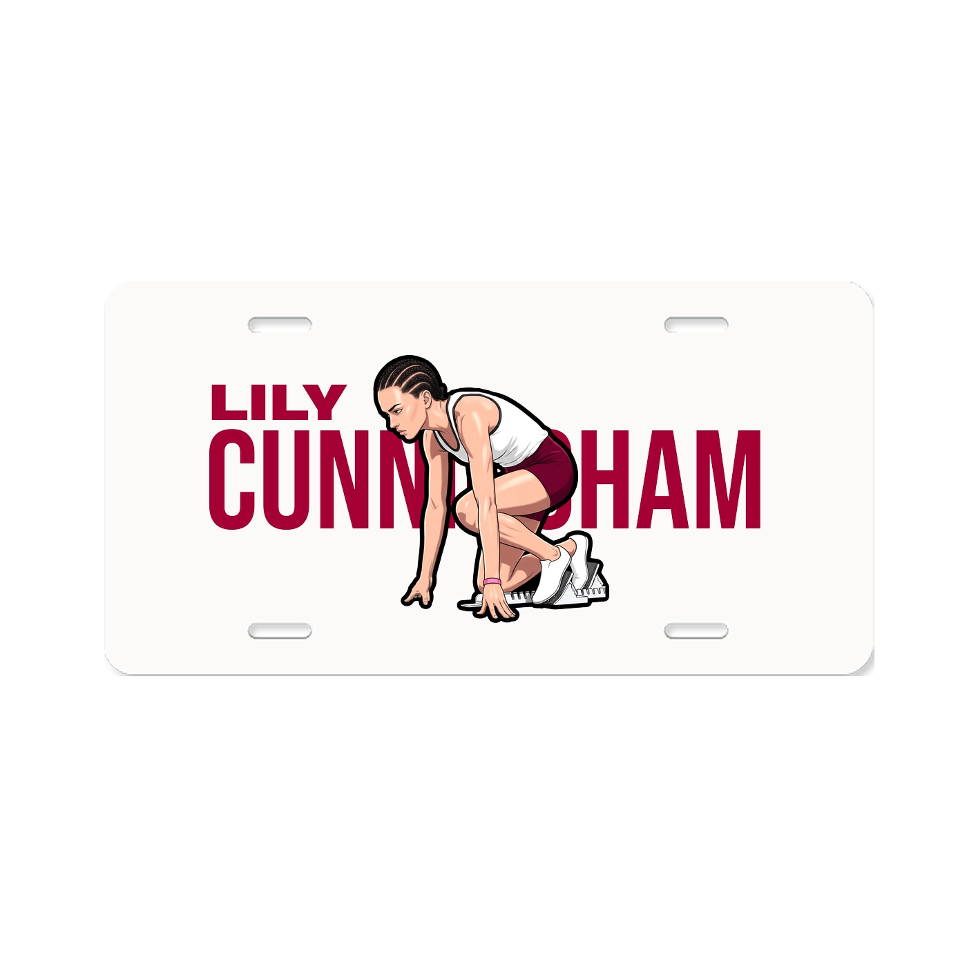 License Plate — Player Name in Classic