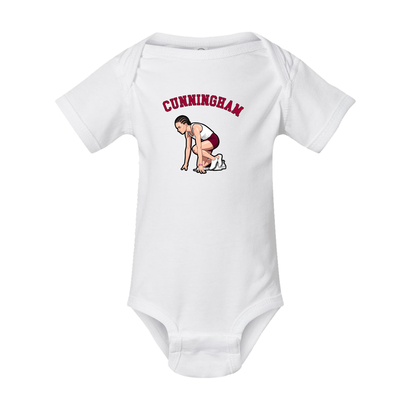 Baby Onesie — Shirsey Arch in White