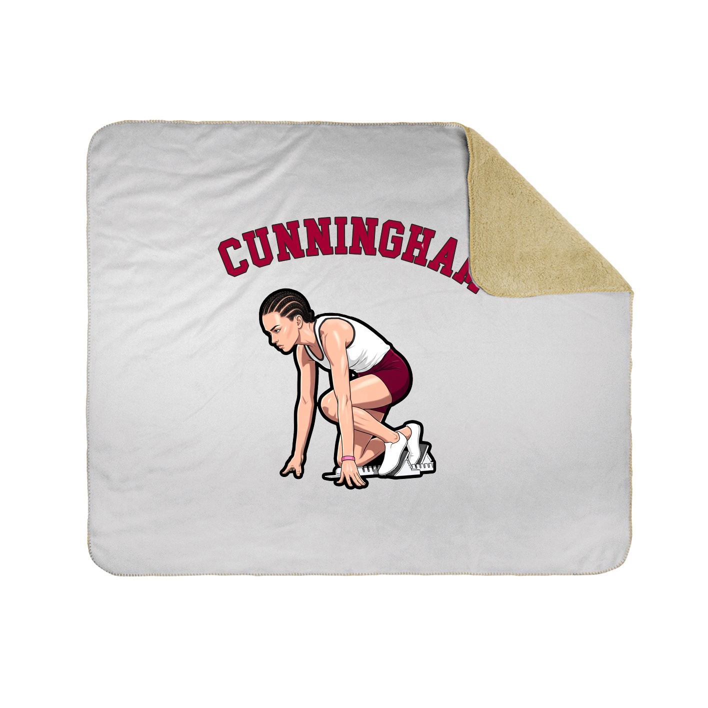 Throw Blanket — Shirsey Arch in White
