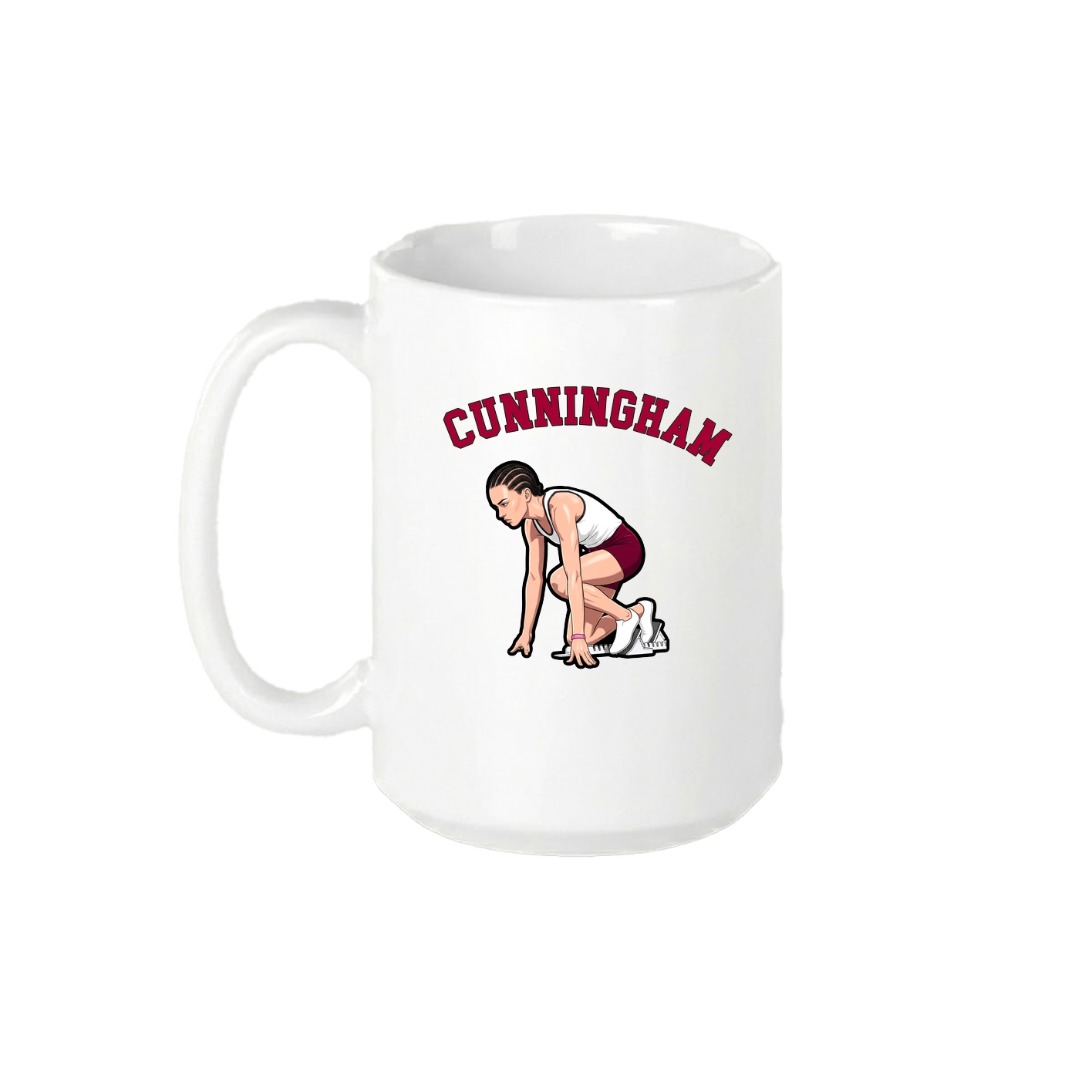 15oz Coffee Mug — Shirsey Arch in White