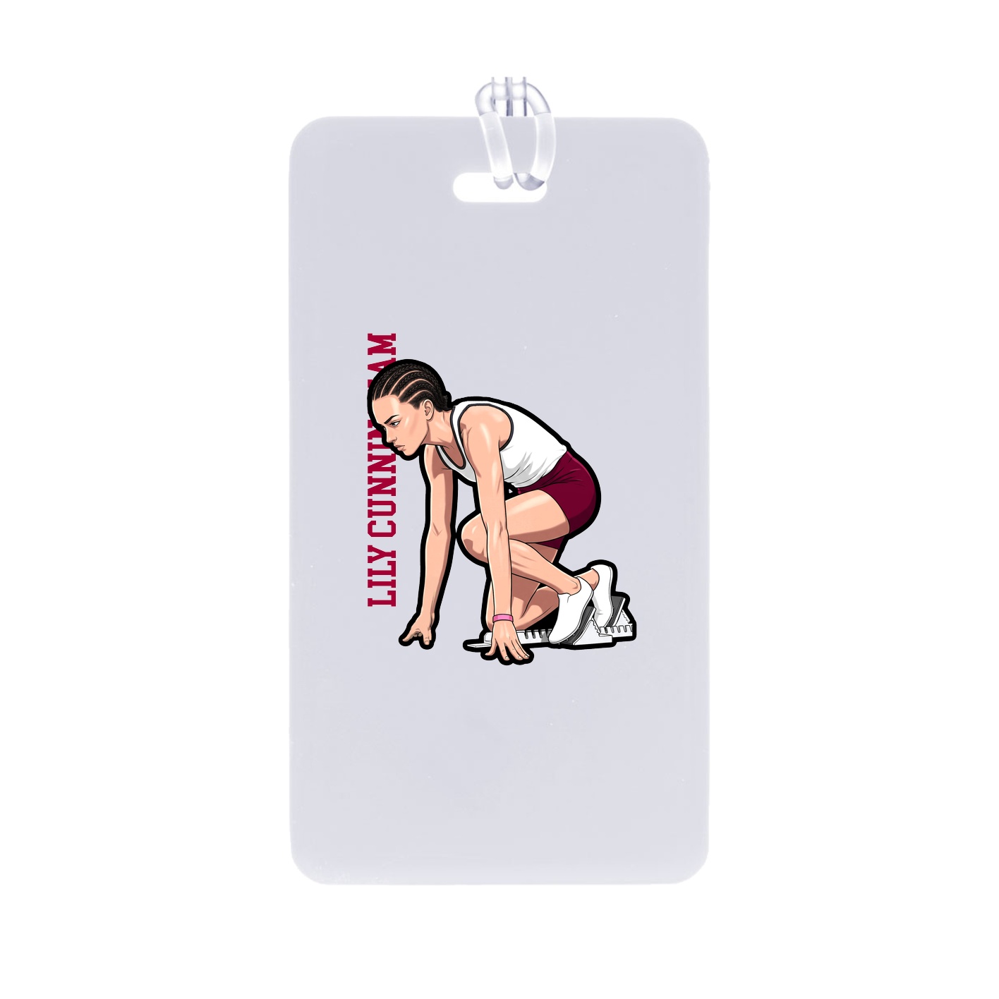 Bag Tag — Name Vertical in Classic