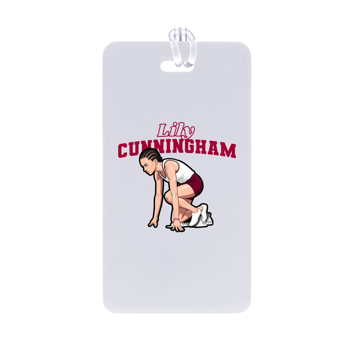 Bag Tag — Name Arch in Classic