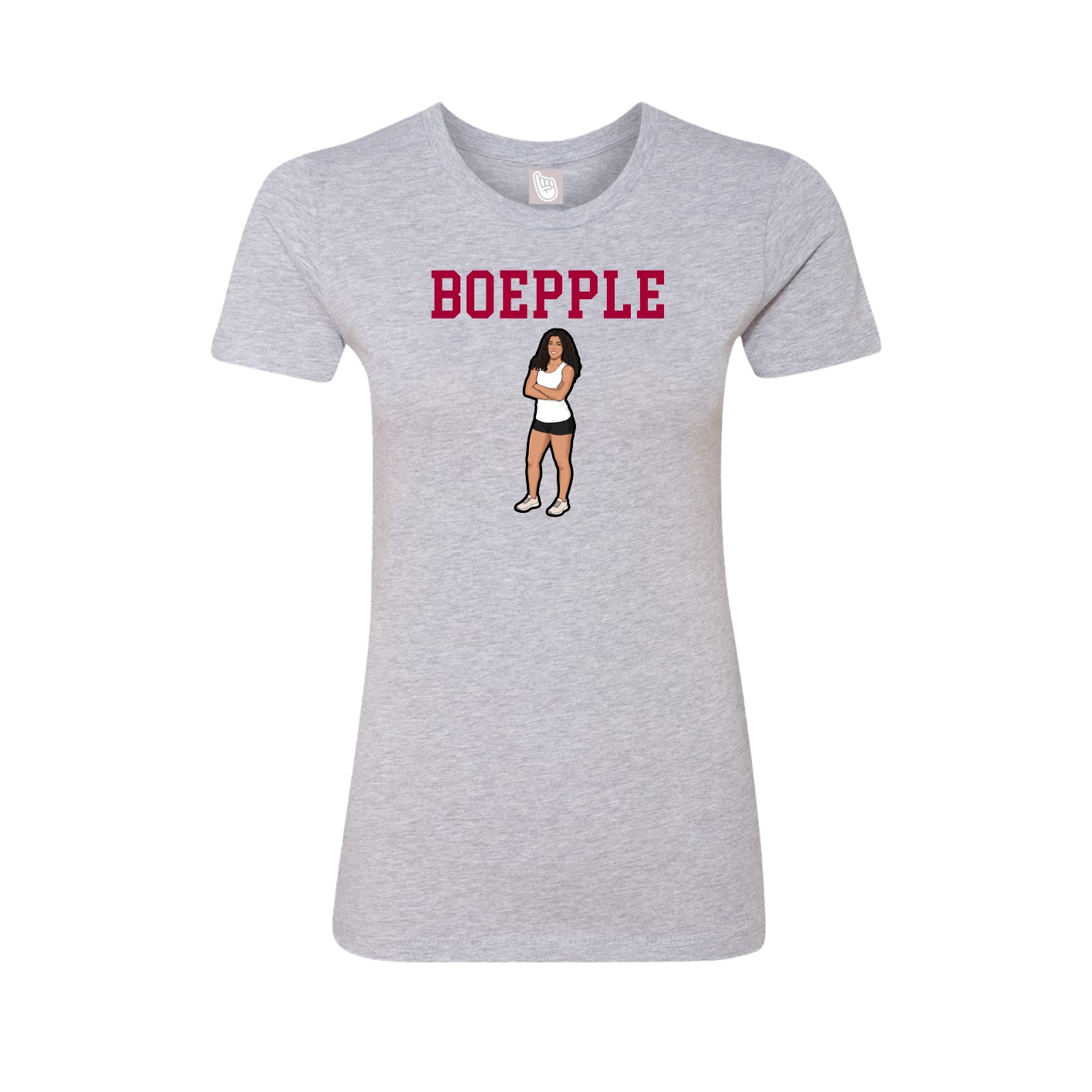 Fitted Women's Tee — Shirsey in Grey