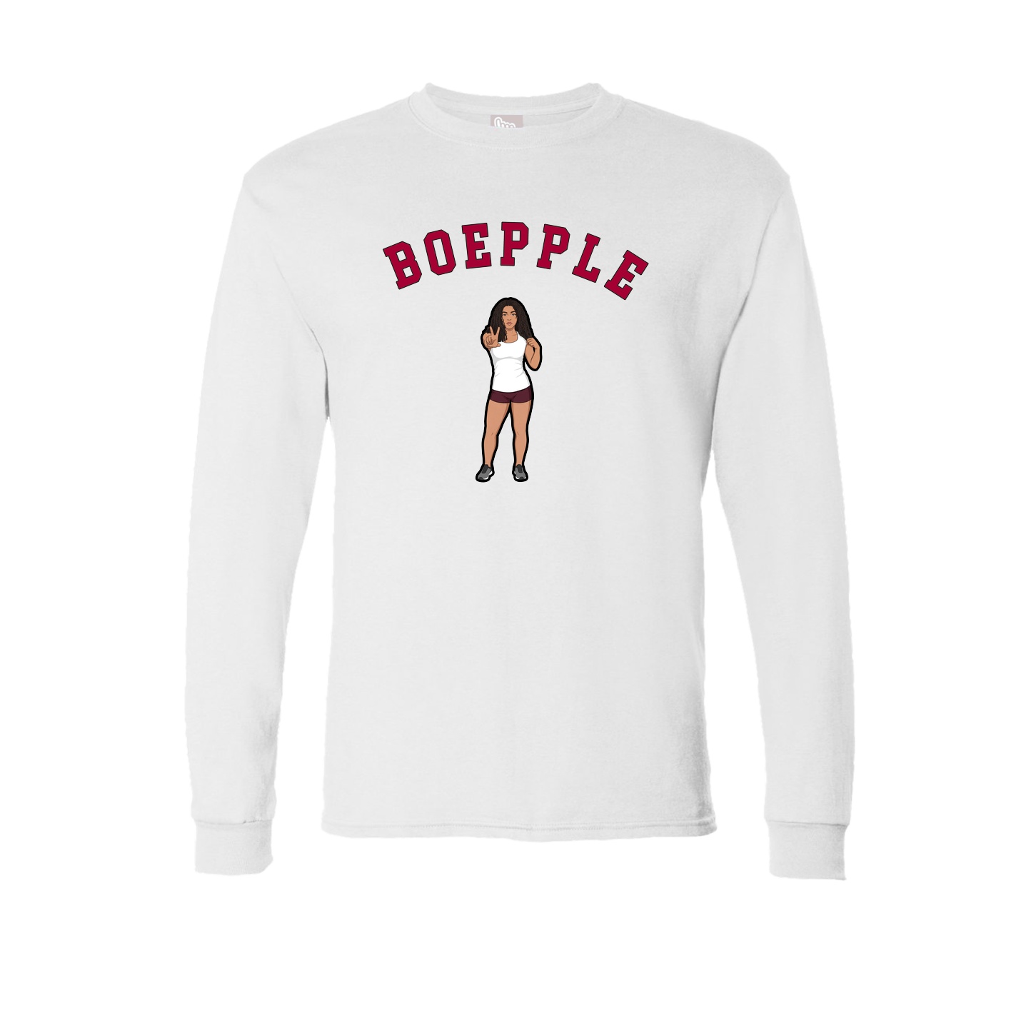 Long Sleeve Tee — Shirsey Arch in White
