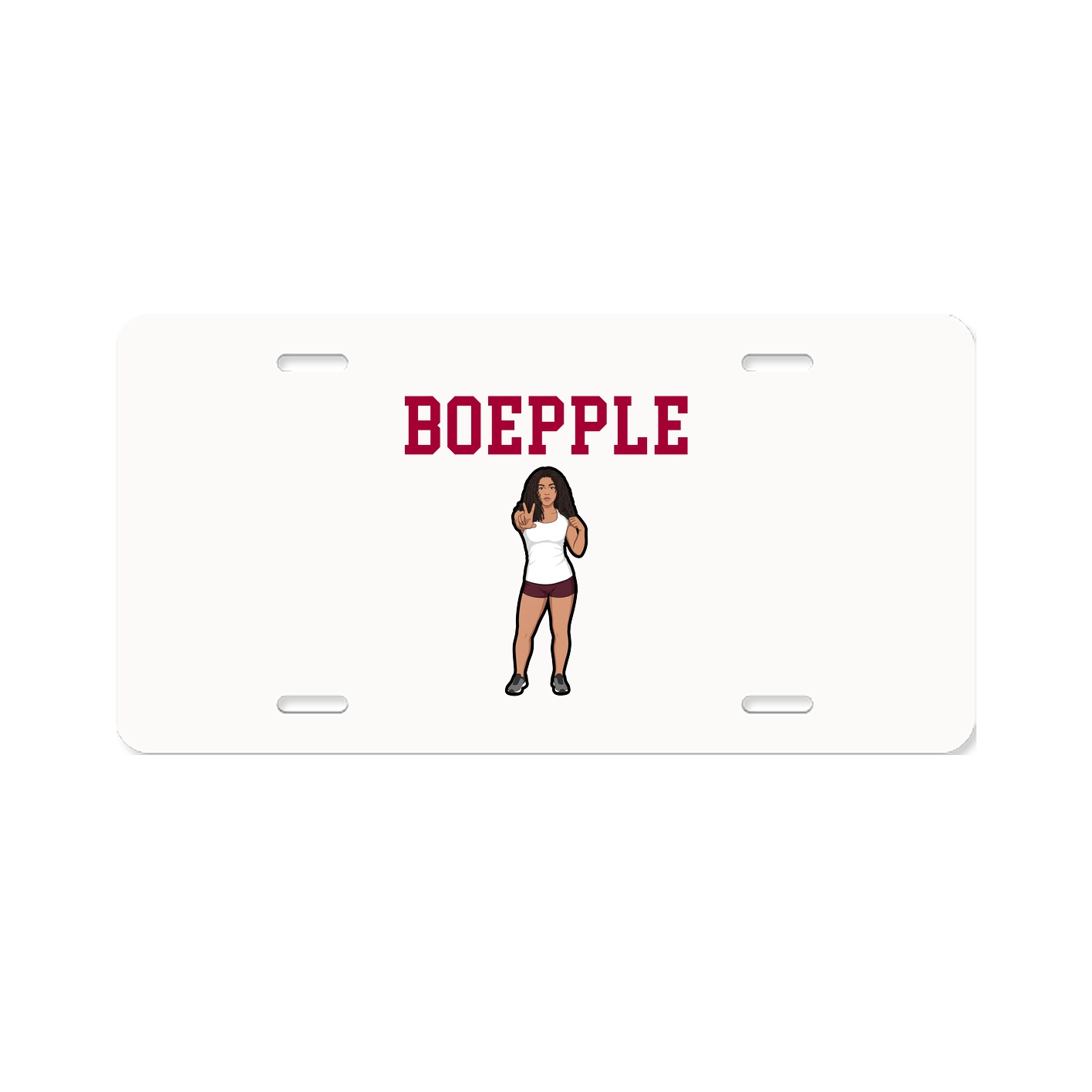 License Plate — Shirsey in Classic