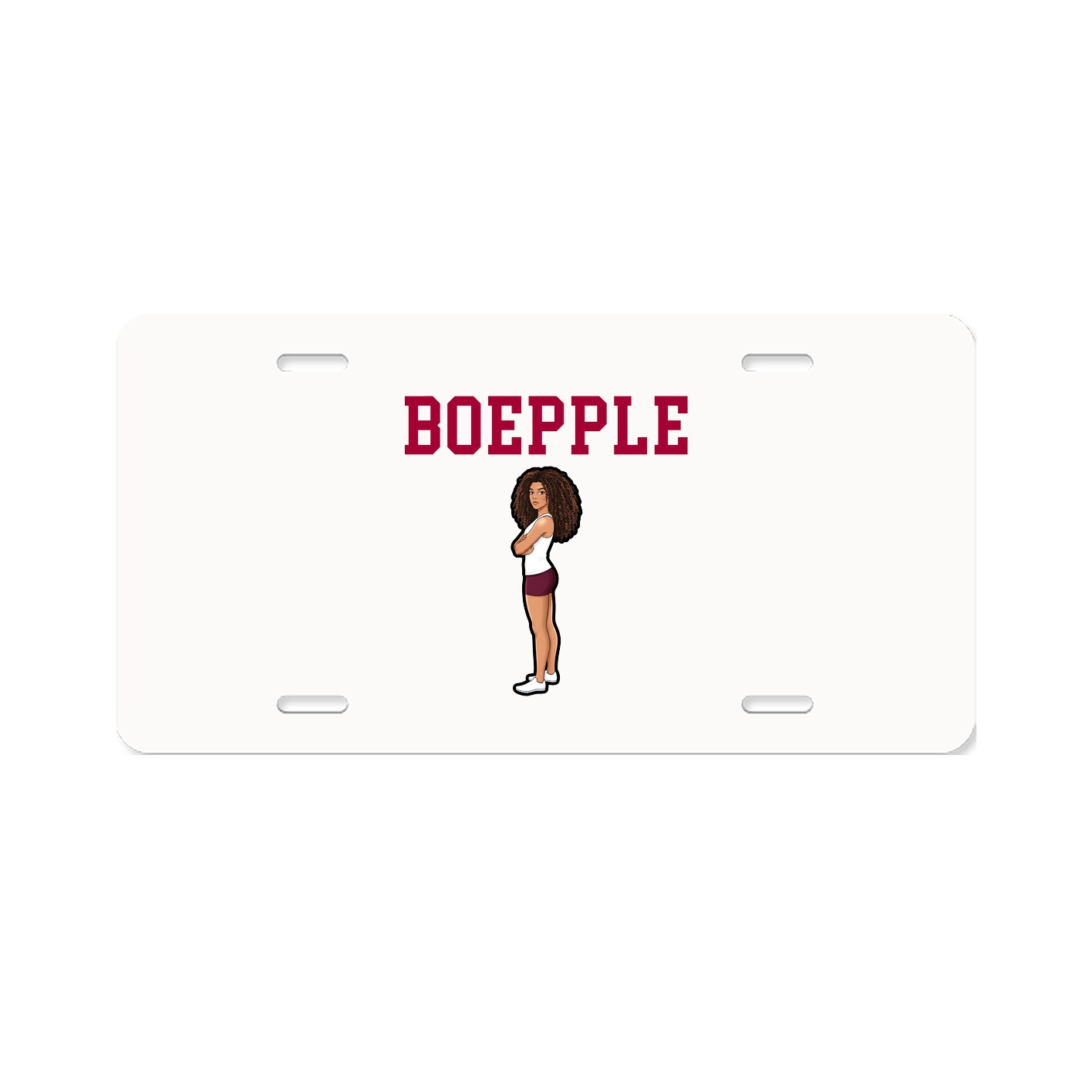 License Plate — Shirsey in Classic
