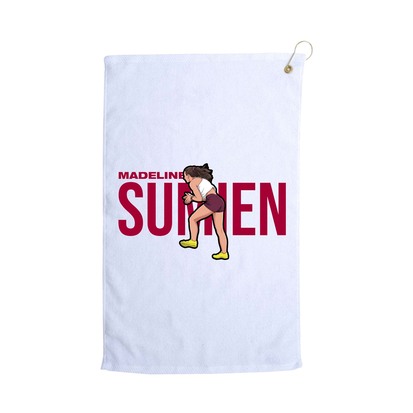 Golf Towel — Player Name in White