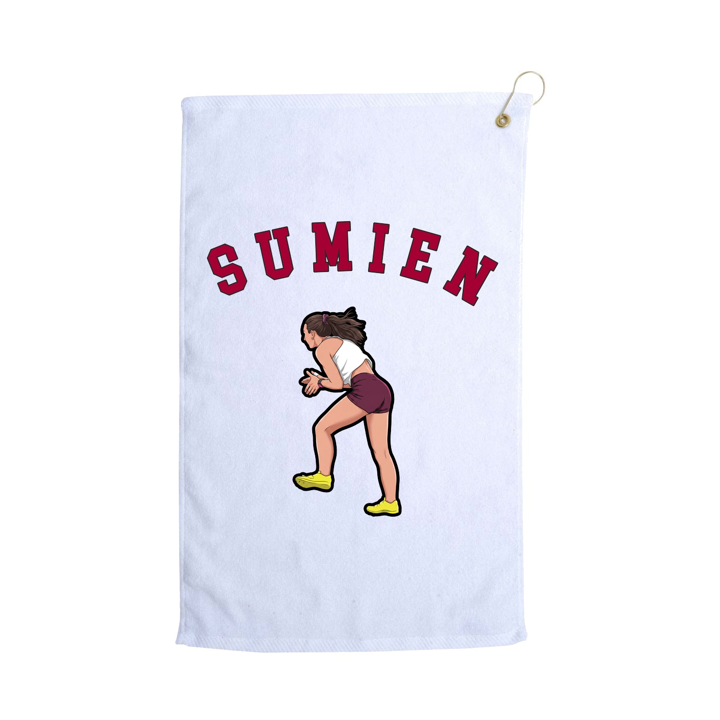 Golf Towel — Shirsey Arch in White