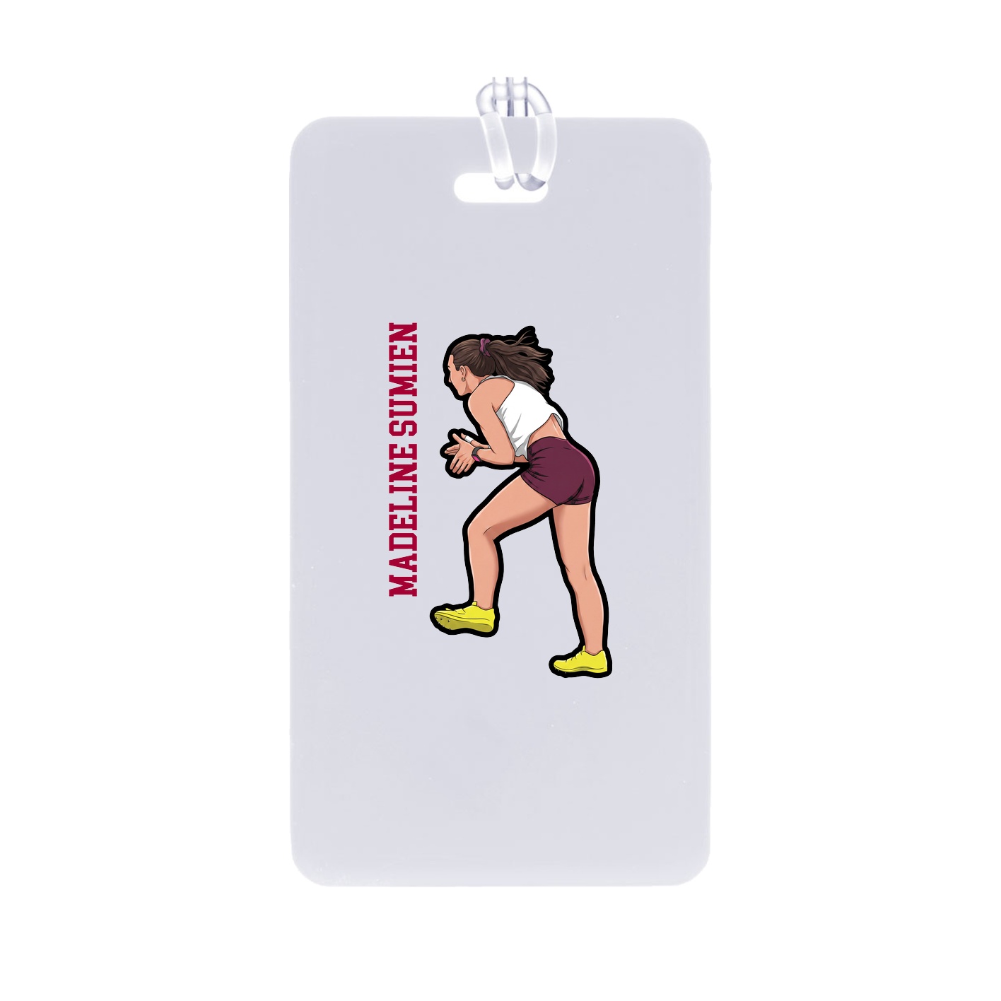 Bag Tag — Name Vertical in Classic