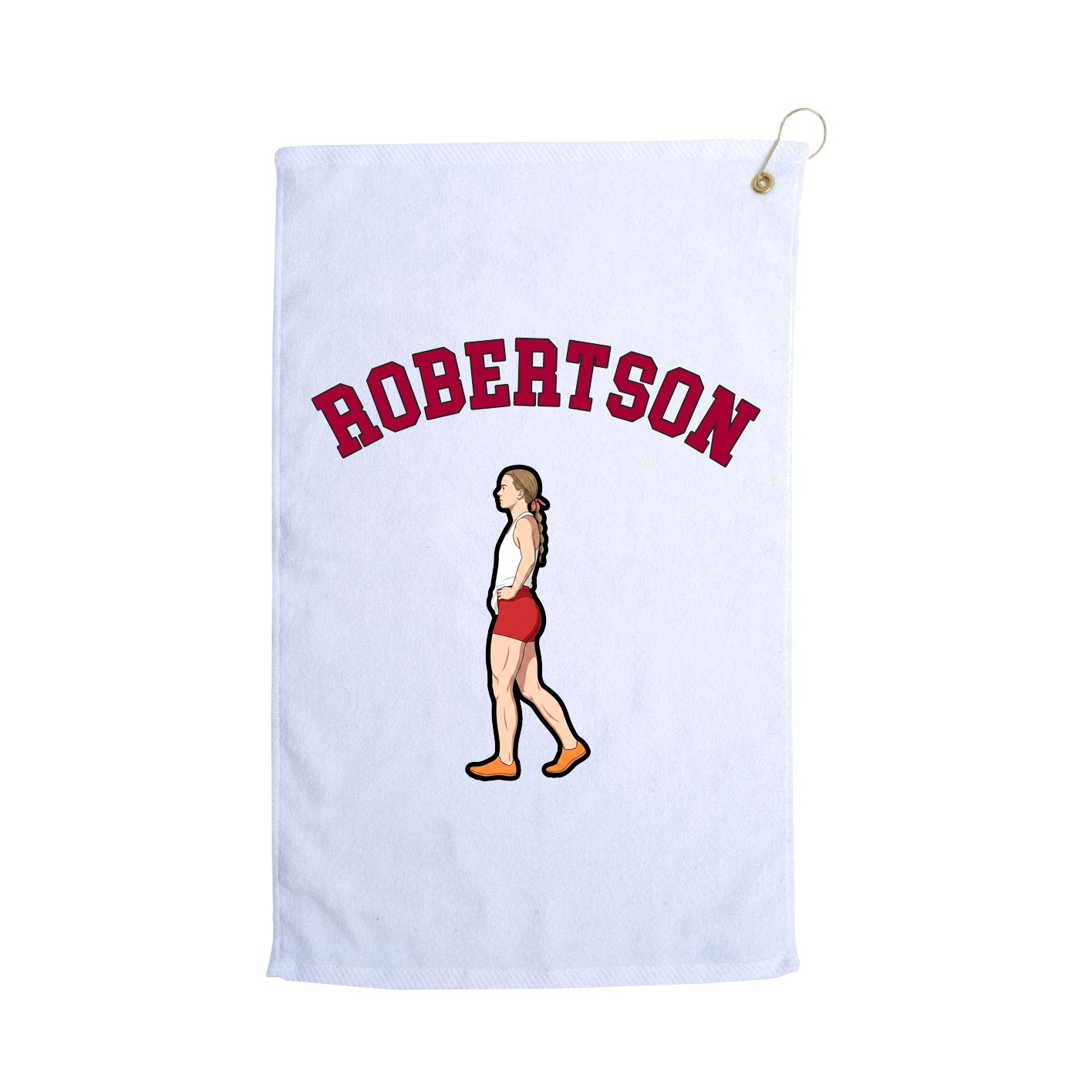 Golf Towel — Shirsey Arch in White