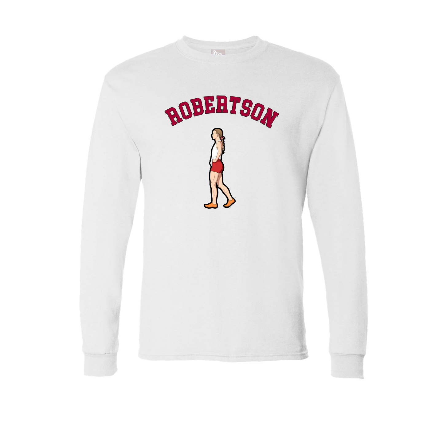Long Sleeve Tee — Shirsey Arch in White