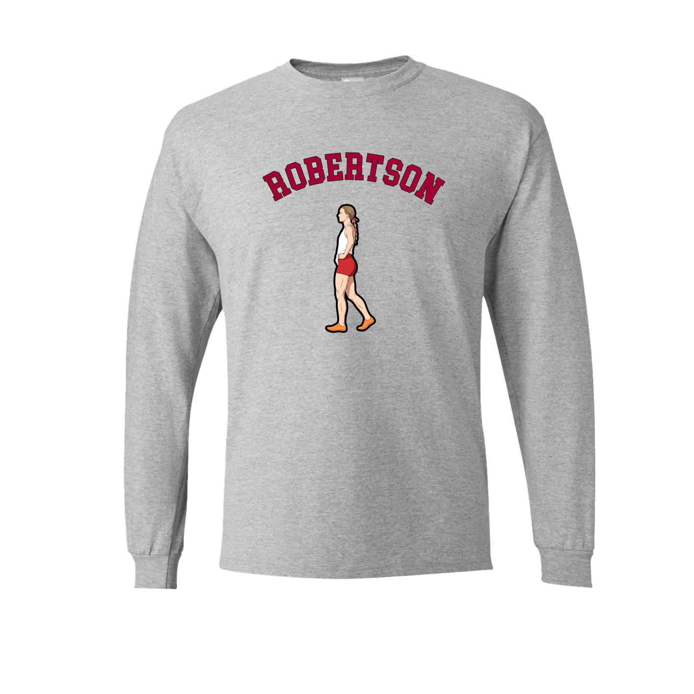 Long Sleeve Tee — Shirsey Arch in Grey