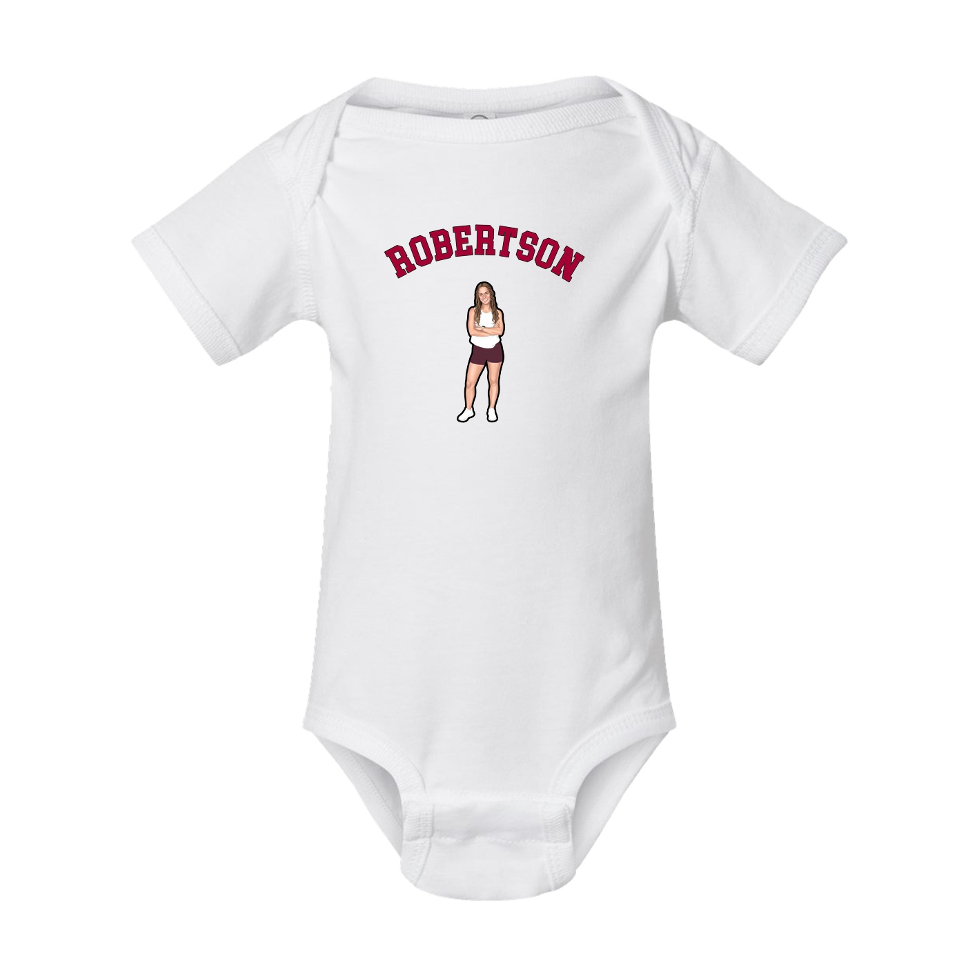 Baby Onesie — Shirsey Arch in White