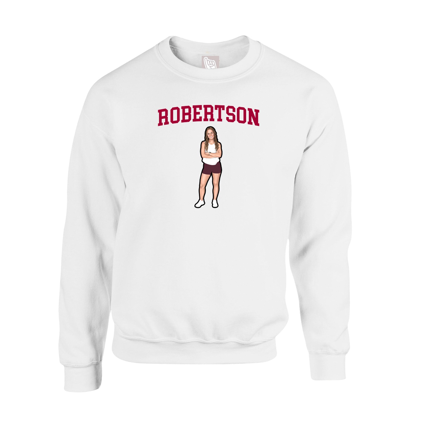 Fleece Crew — Shirsey in White