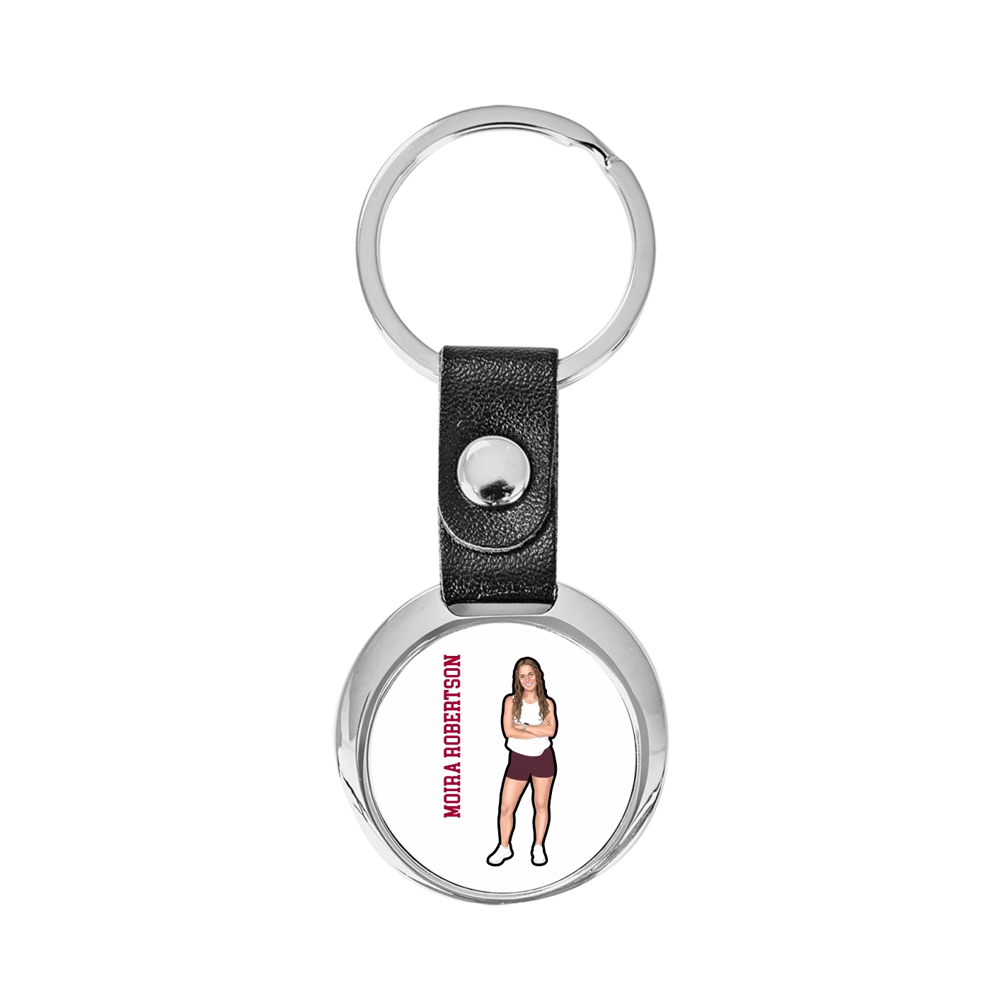 Key Chain — Name Vertical in Classic