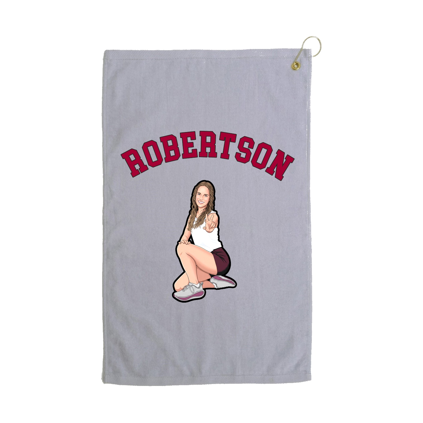 Golf Towel — Shirsey Arch in Grey