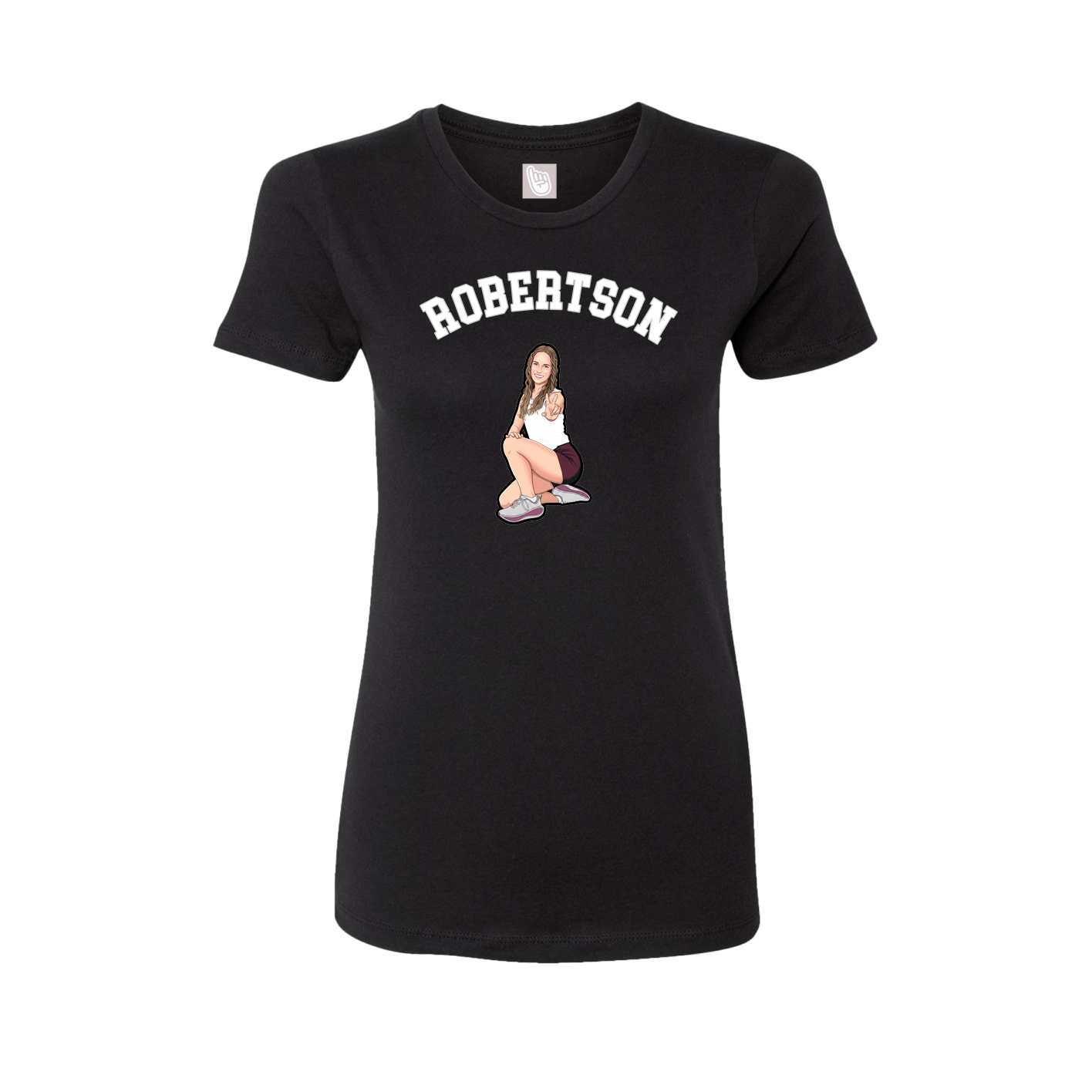 Womens Tee — Shirsey Arch in Black