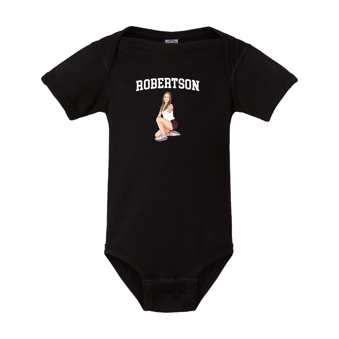 Baby Onesie — Shirsey in Black