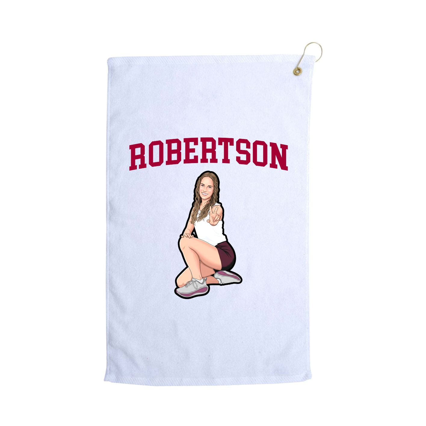 Golf Towel — Shirsey in White