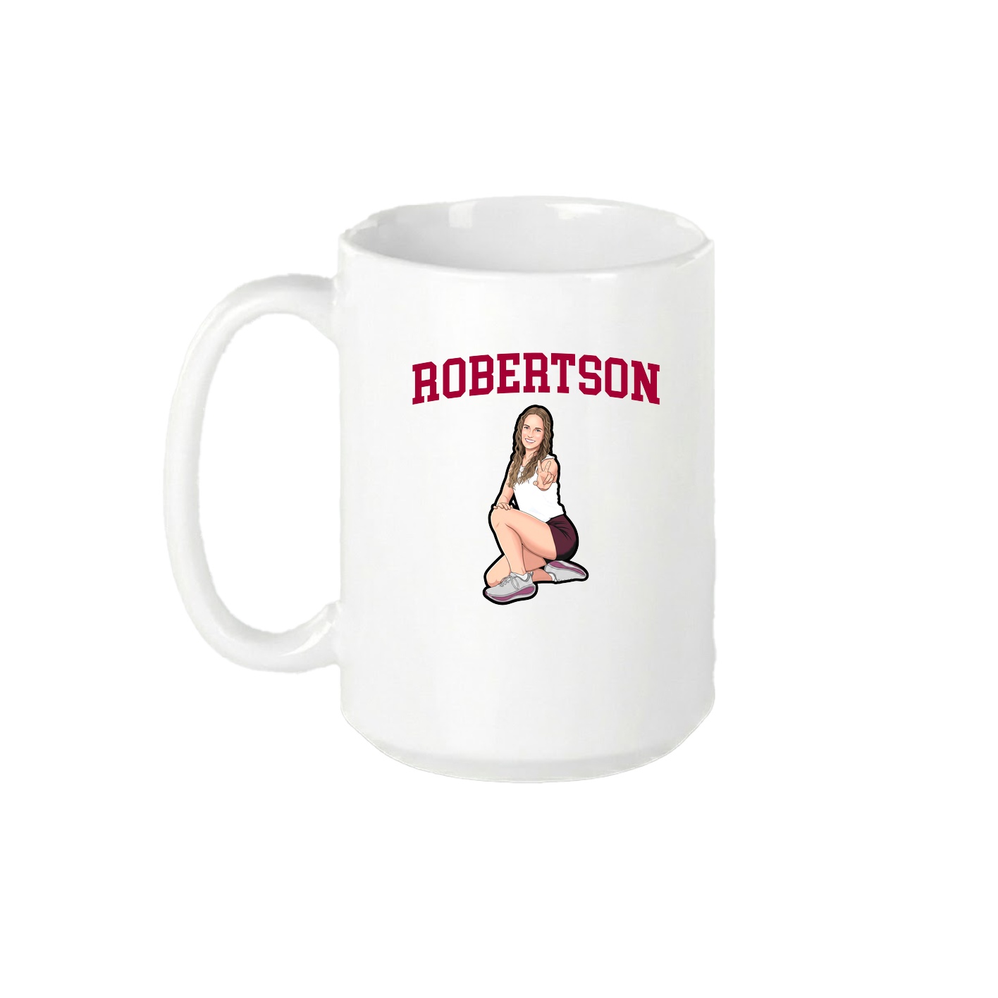 15oz Coffee Mug — Shirsey in White