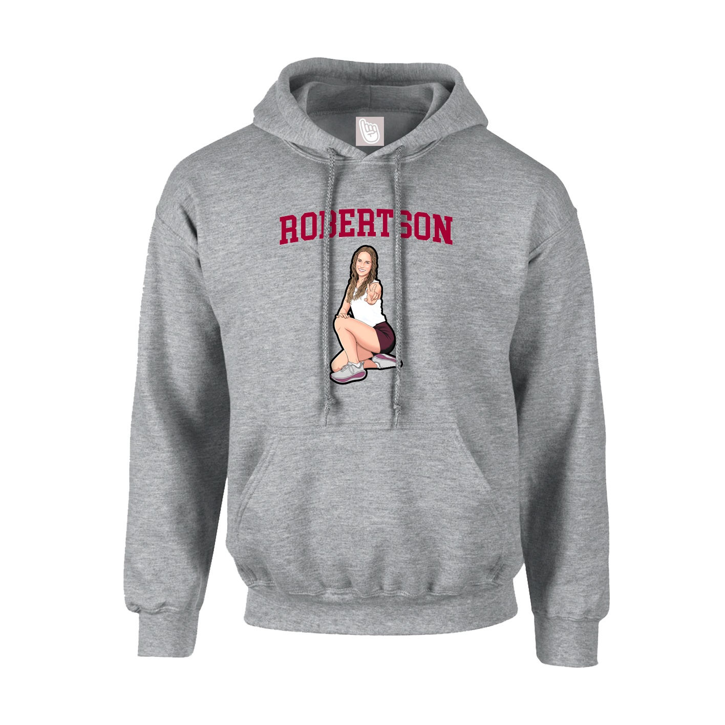 Hoodie — Shirsey in Grey