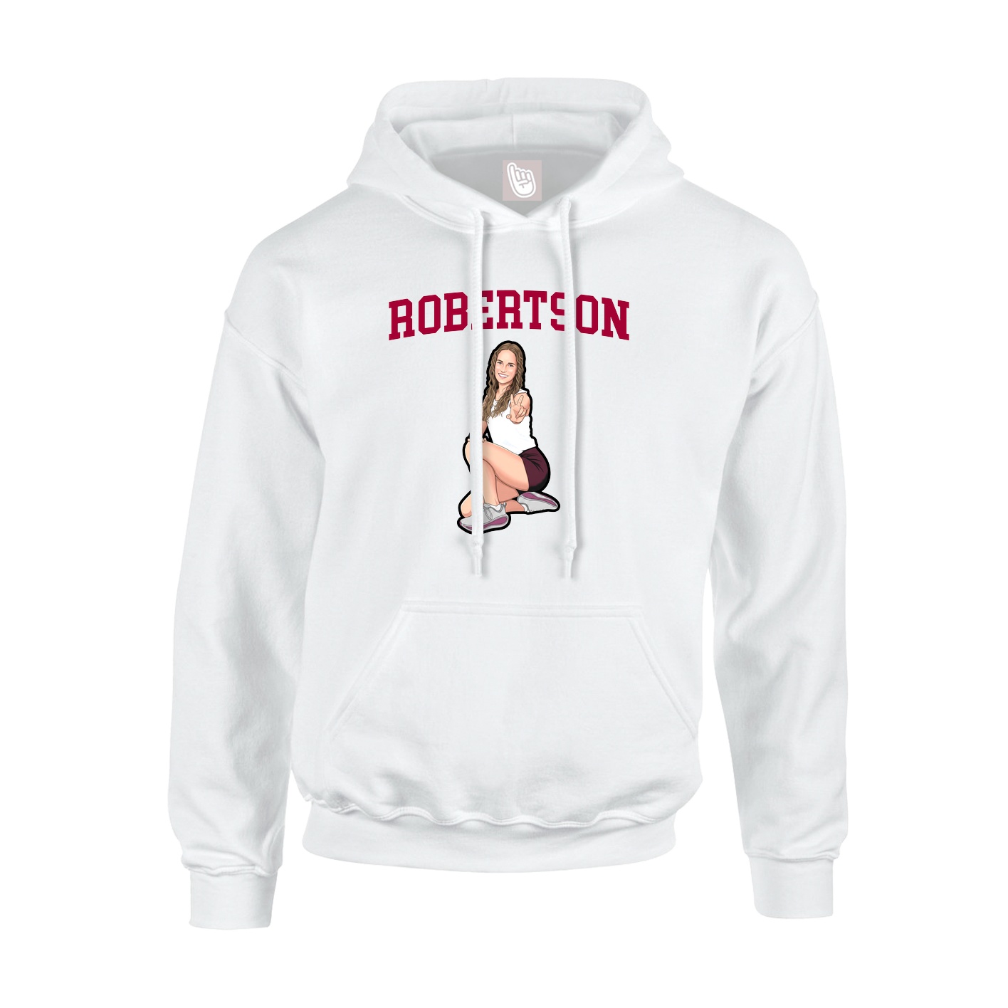 Youth Hoodie — Shirsey in White