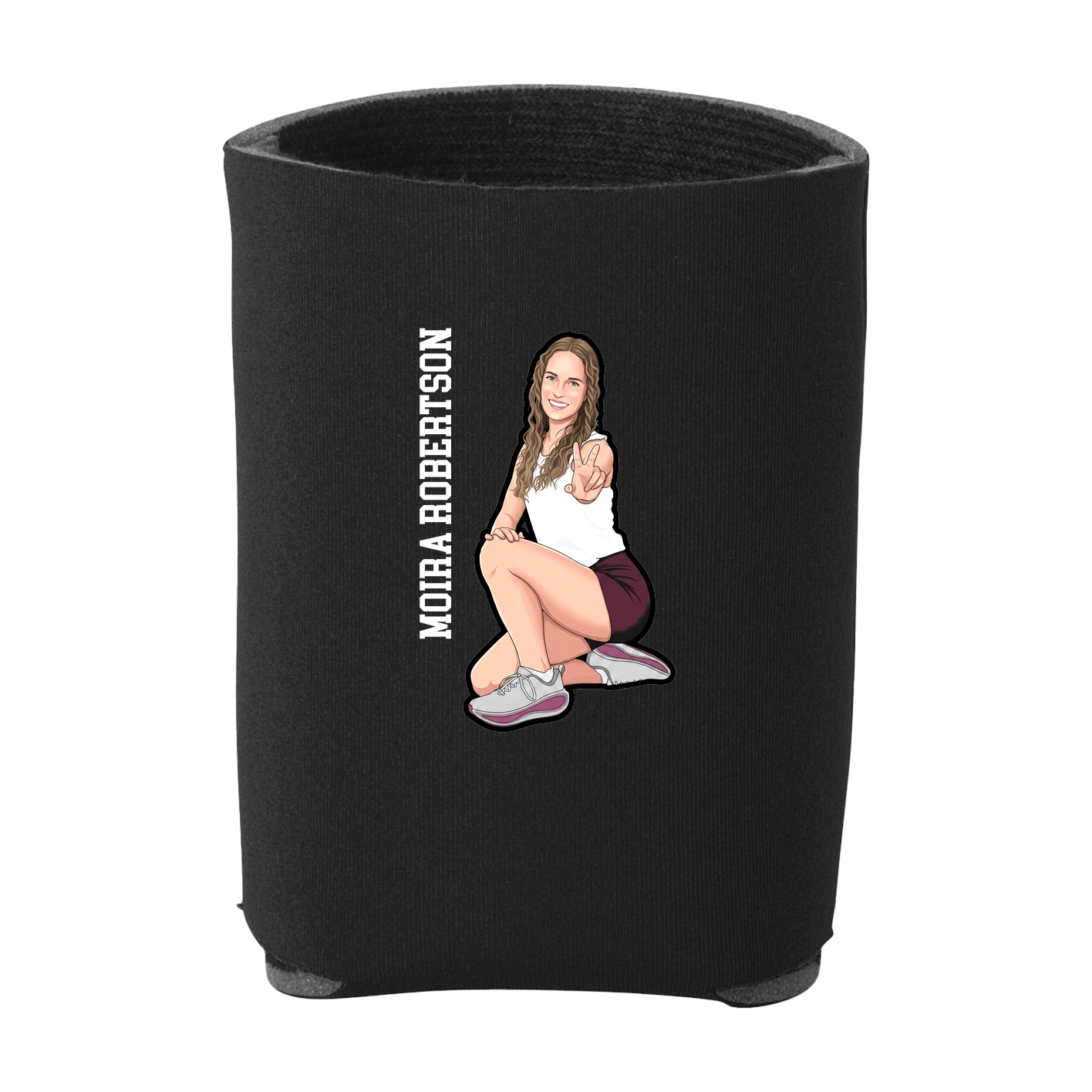 Can Holder — Name Vertical in Black