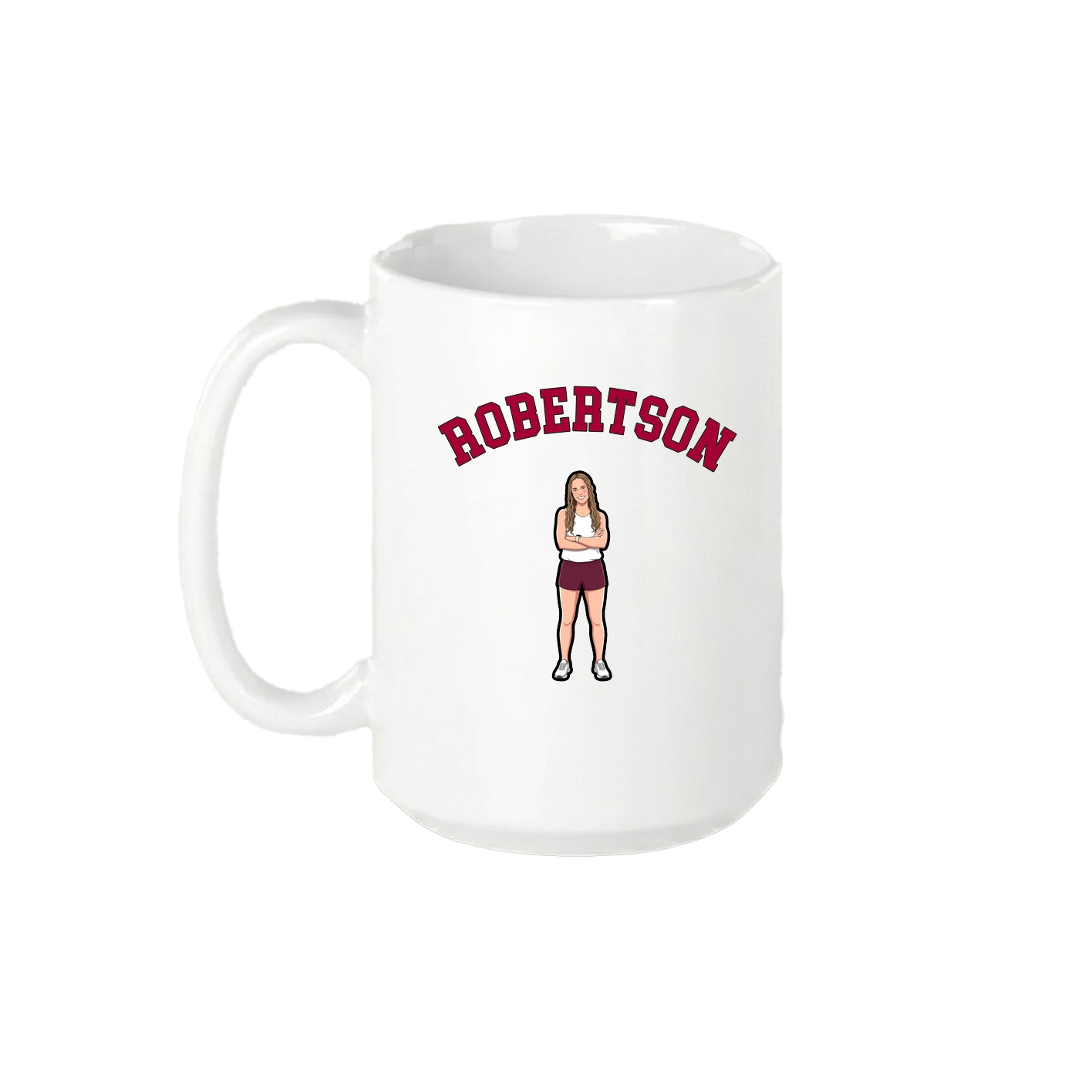 15oz Coffee Mug — Shirsey Arch in White
