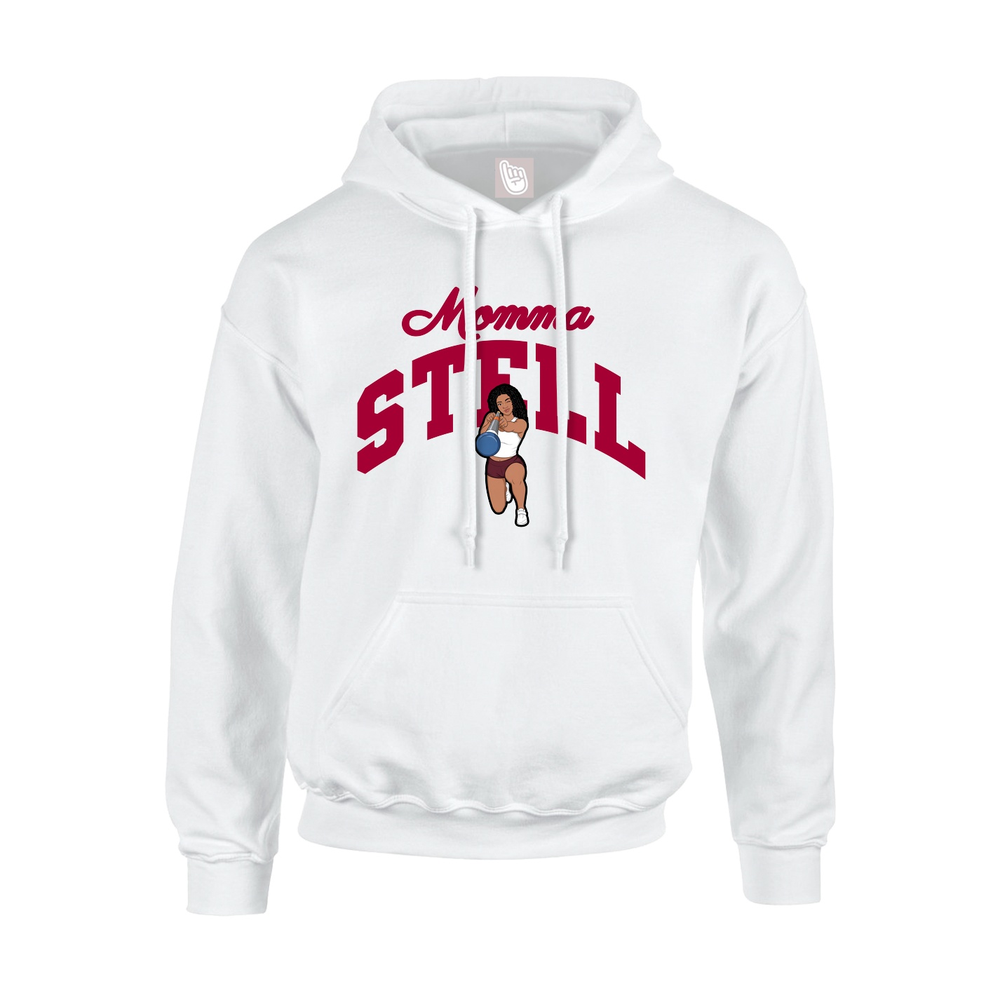 Youth Hoodie — Mothers Day Arch in White