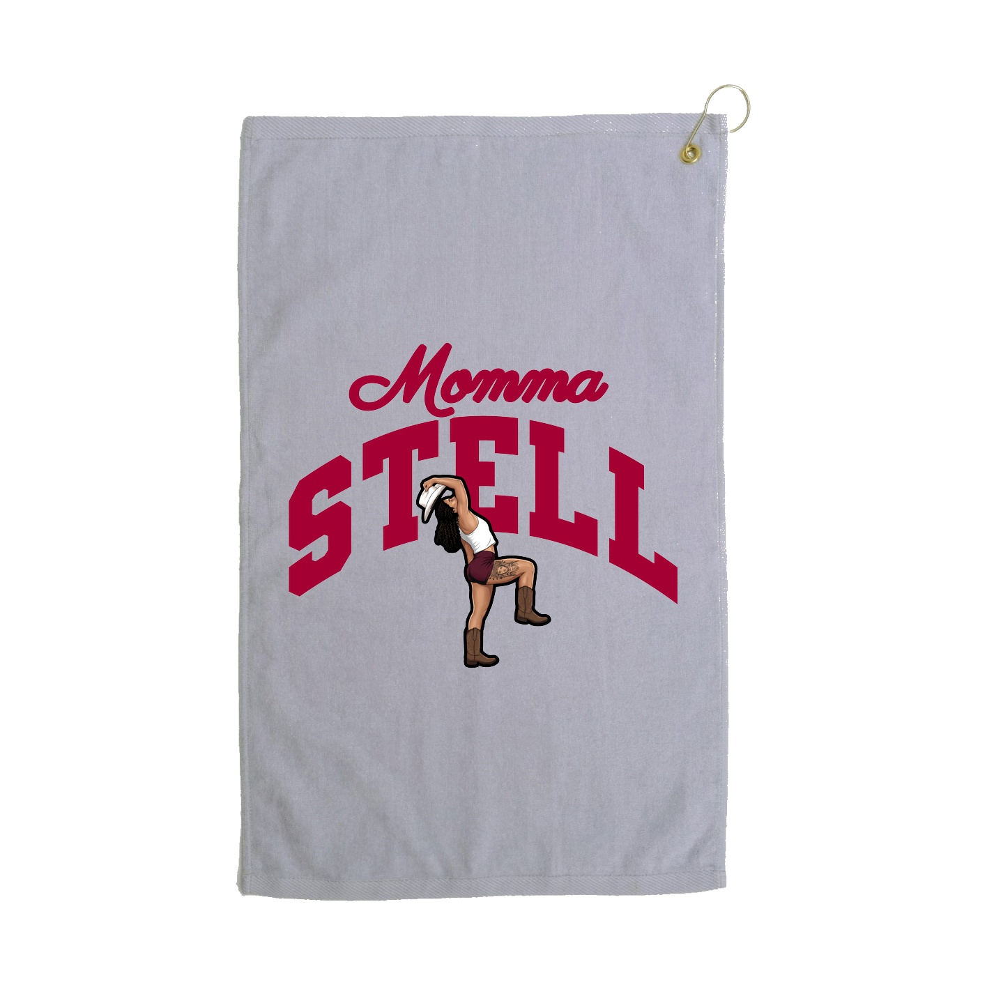 Golf Towel — Mothers Day Arch in Grey