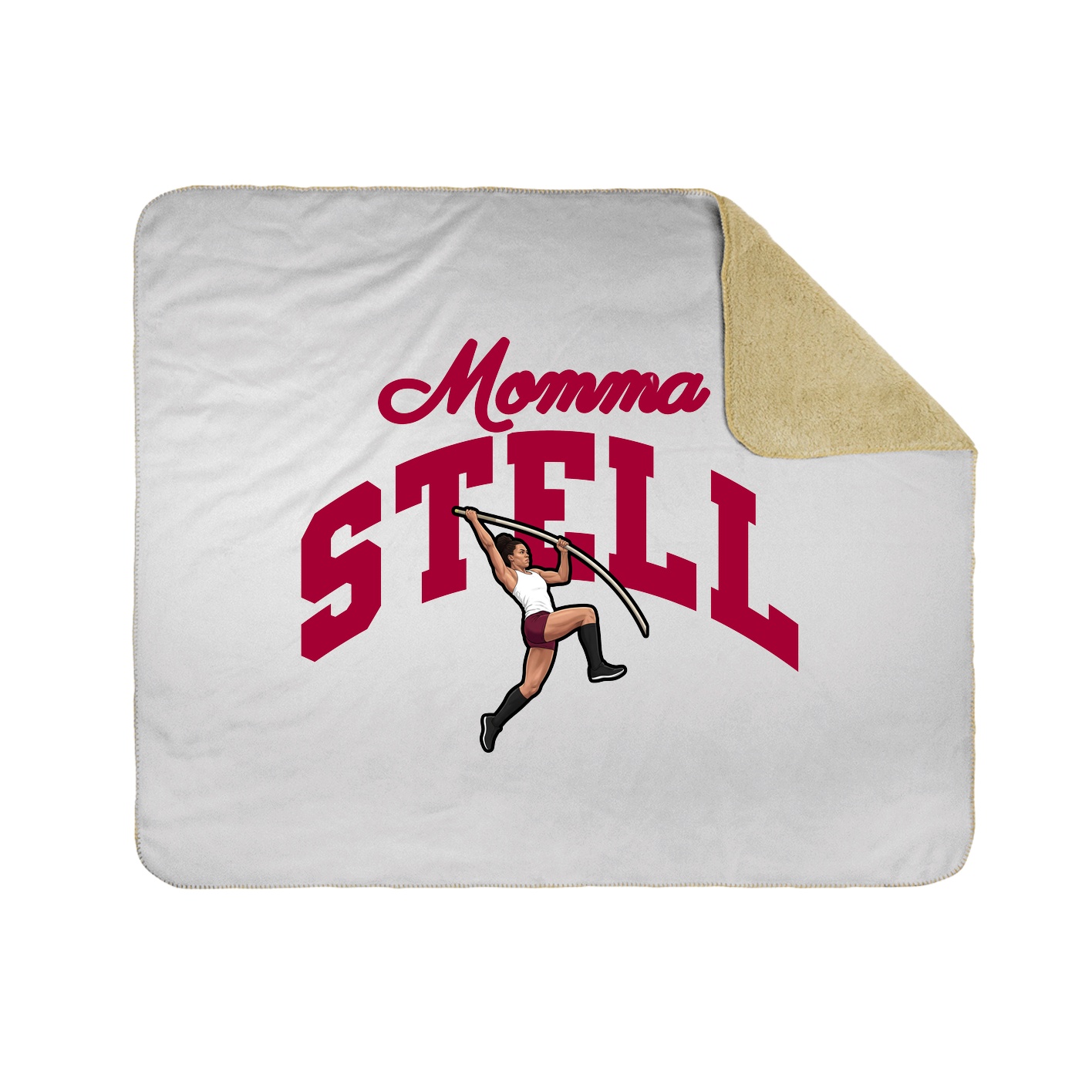Throw Blanket — Mothers Day Arch in White