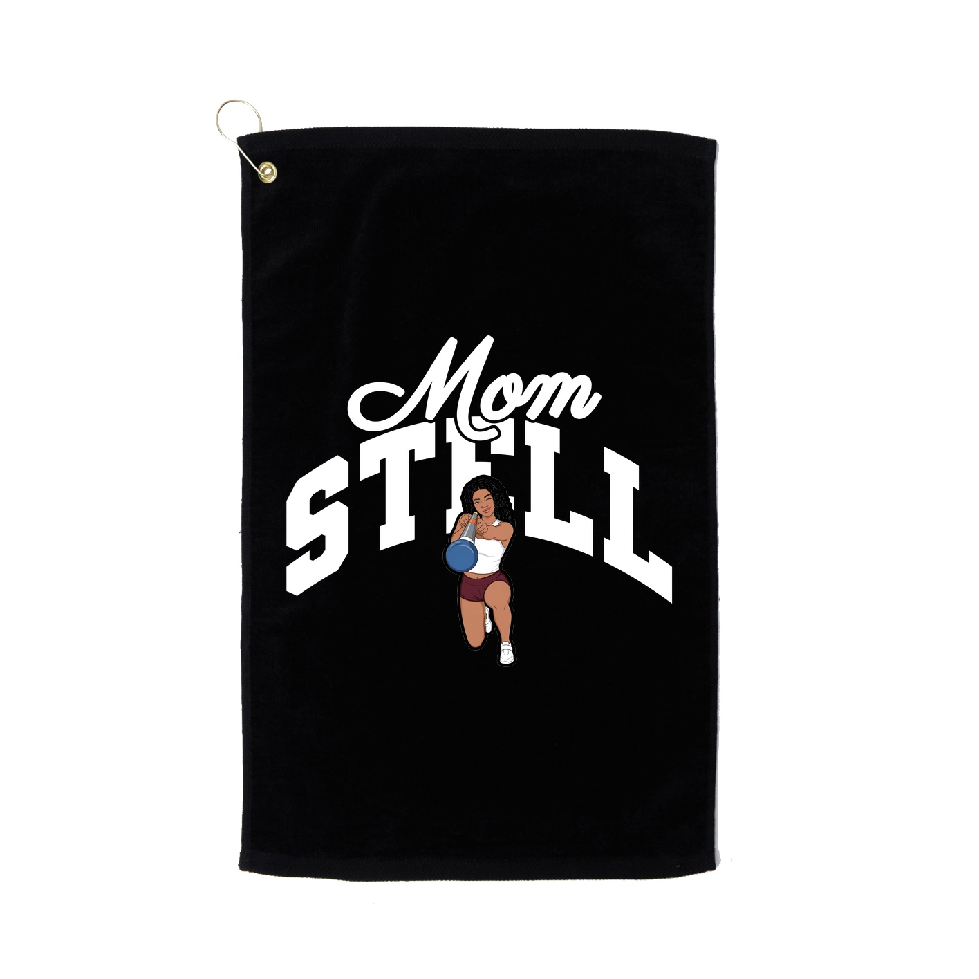Golf Towel — Mothers Day Arch in Black